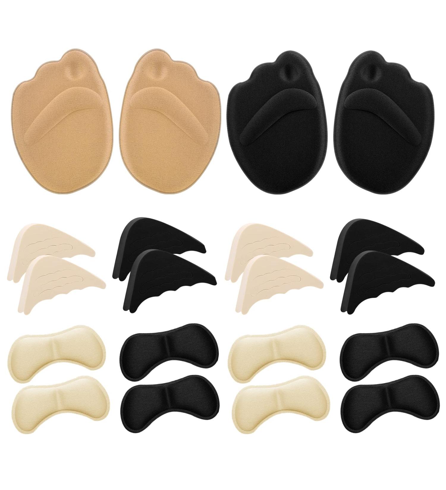 Buy Sibba 10 Pair High Heel Pillow Pads - Adjustable Toe Filling Inserts for Perfect Fit | Prevent Heel Slips & Bubbles - Ideal Shoe Filler for Comfort - Buy Online on GoSupps.com