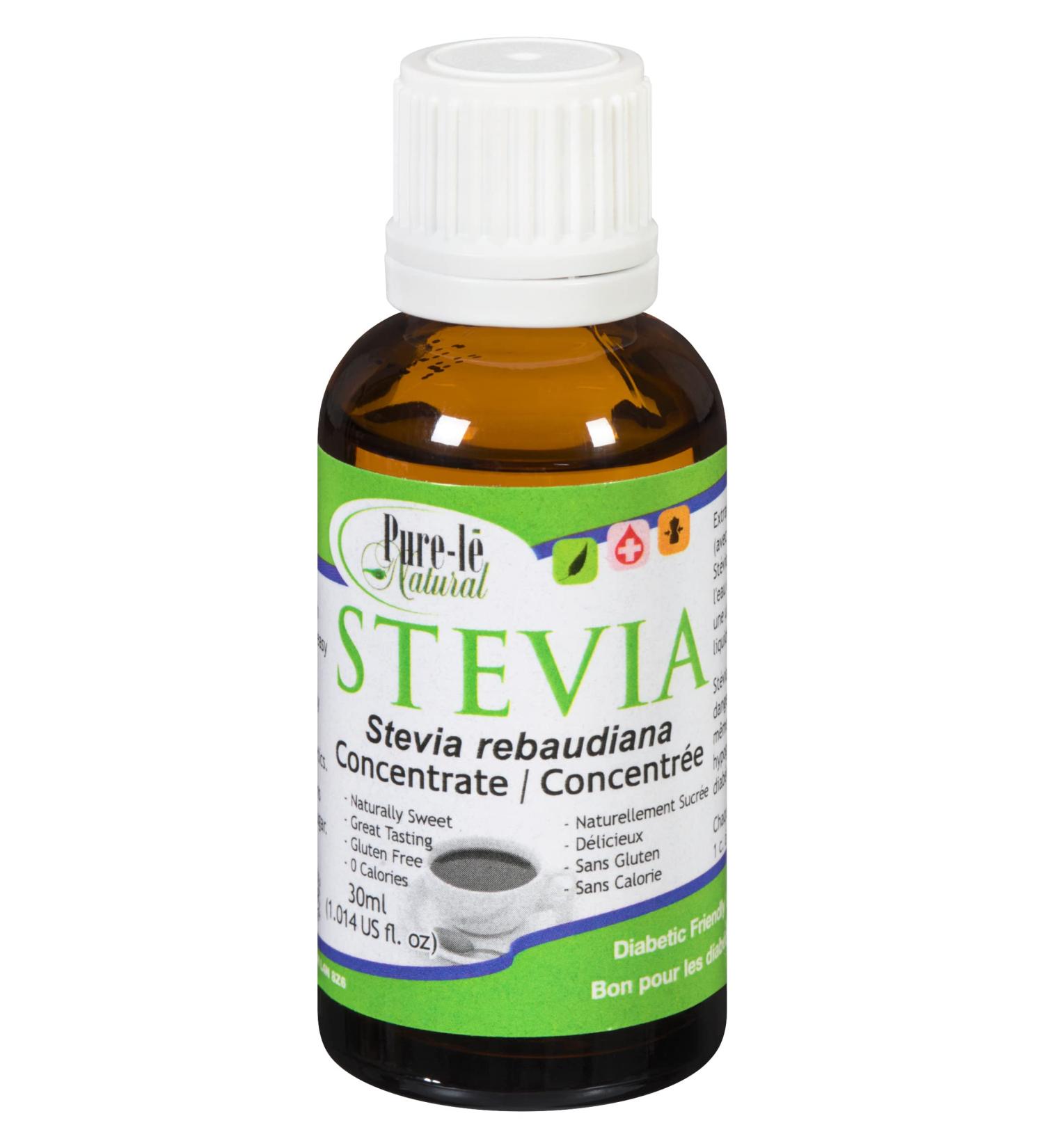 Stevia Concentrated Liquid 30ml. Concentrated calorie-free vegan sweetness - Made in Canada - Buy Online on GoSupps.com