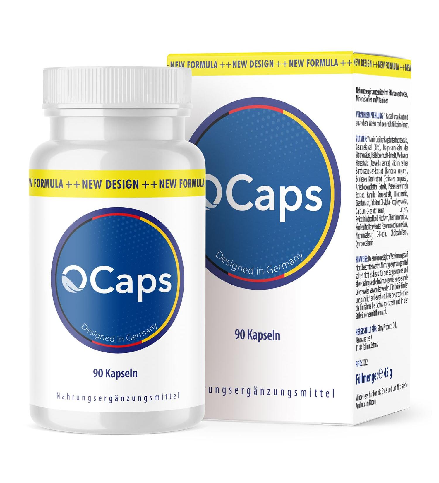 O Caps - avec des ingr dients pour une efficacit maximale - 90 g lules par bo te