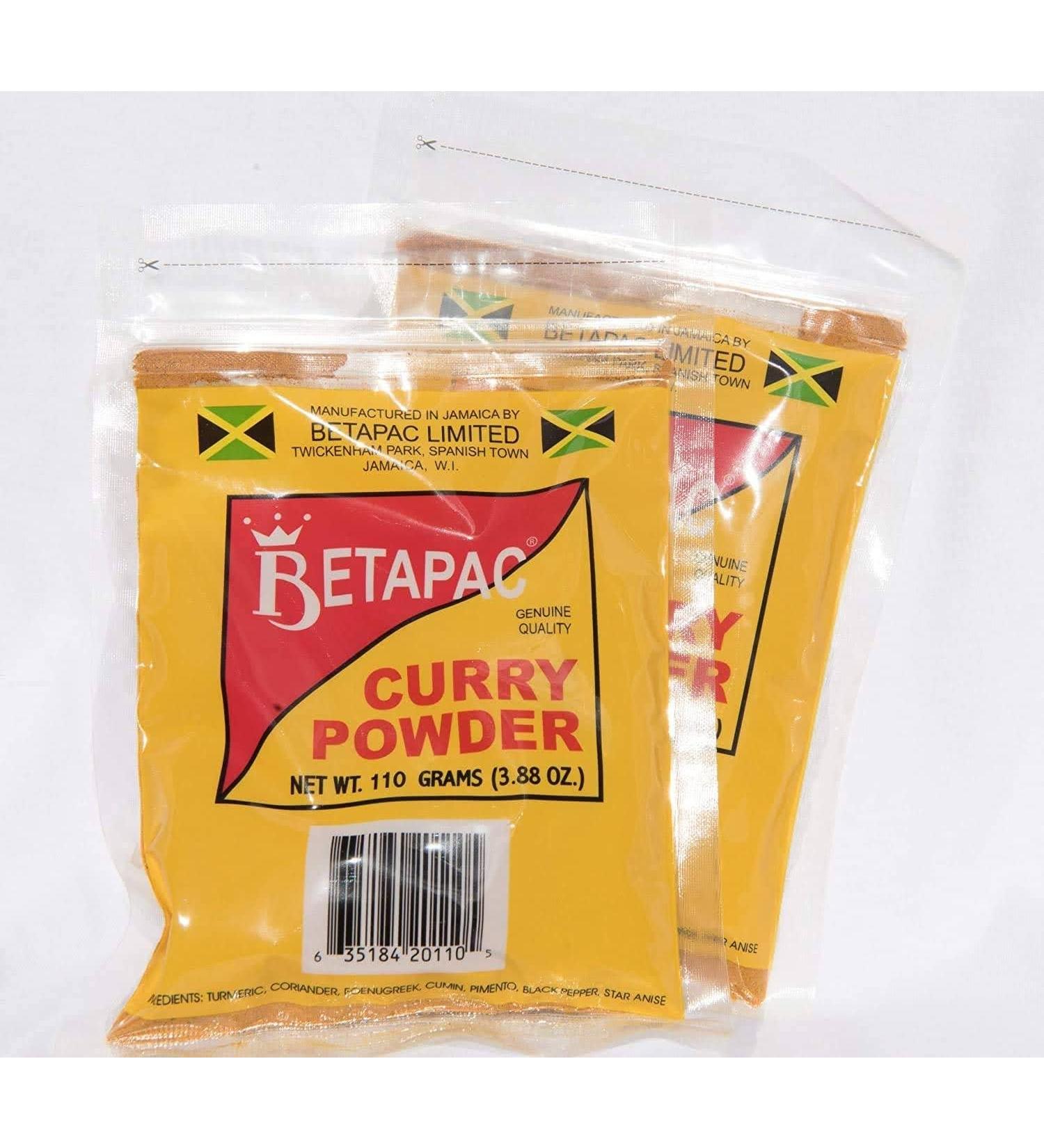 Betapac Curry Powder 3.88 Oz - 2 Pack - Authentic Indian Spice Blend - Buy Online on GoSupps.com