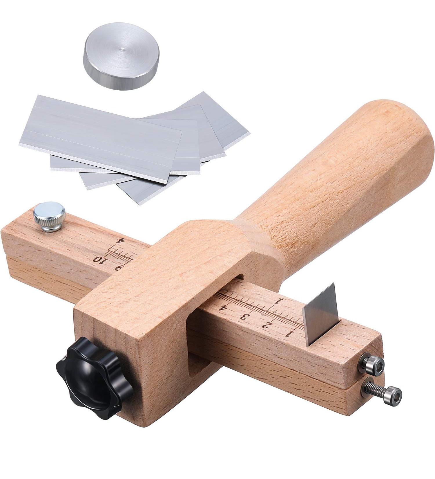 Jovitec Leather Craftool Strap Cutter - Adjustable DIY Hand Cutting Tool - Buy Online on GoSupps.com