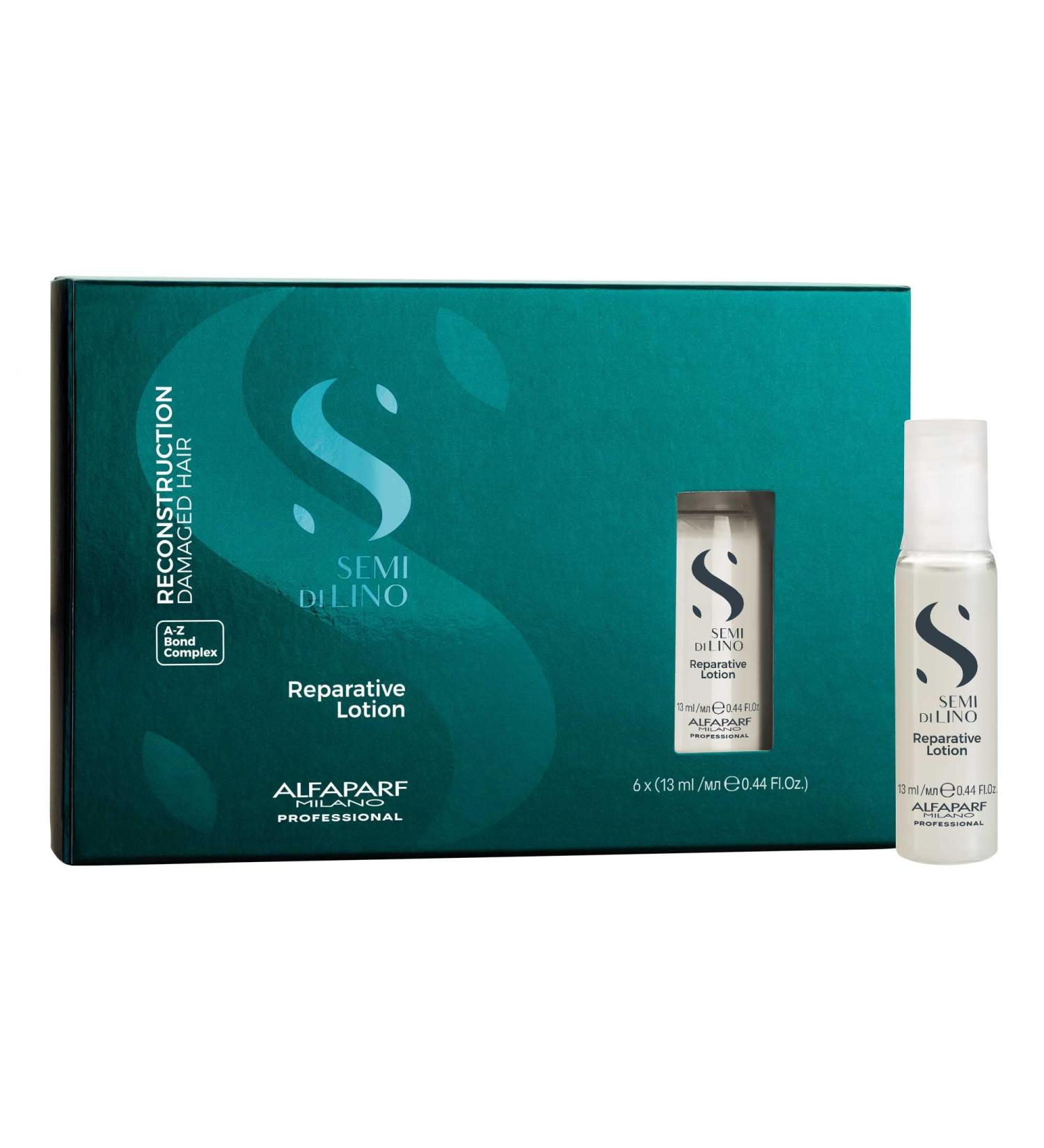 Alfaparf Milano Semi di Lino Reconstruction Reparative SOS Emergency Lotion 6x13 - Buy Online on GoSupps.com