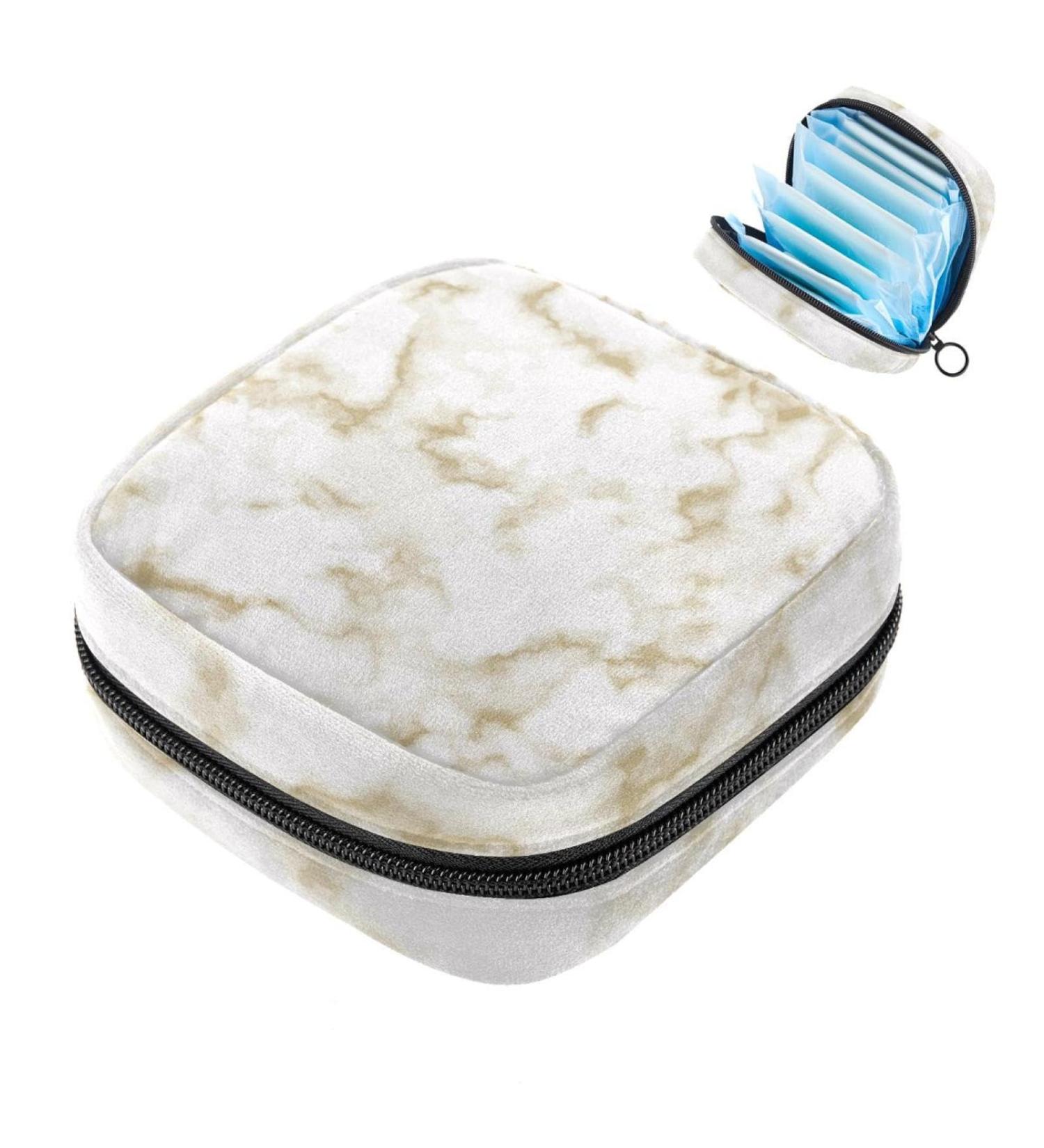 Portable Marble Storage Bags for Women's Essentials | Multicolored Holders for Bandages Tampons & More - Buy Online on GoSupps.com