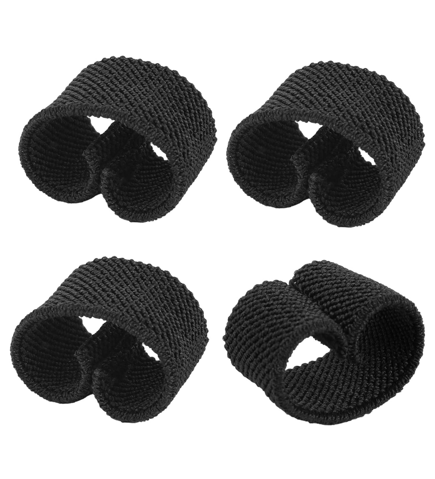 Elastic Belt Holder Set - 4 Tactical Backpack Belt Organizers for 1.5 Wide Belts - Durable Black Service Belt Holders - Buy Online on GoSupps.com