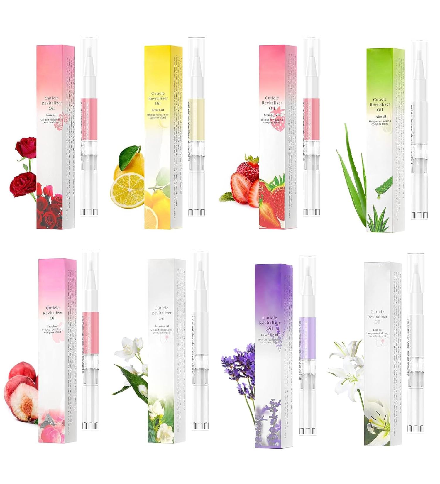 Cuticle Oil Pen Nail Oil Pen 8pc Cuticle Oil Pens Nail Nutrition Pen Cuticle Oil Pen for Nail Care Nail Revitalize Oil Pen Cuticle Revitalizer Oil Pen Cuticle Oil for Nails Nail Oil Pens Nail Care Pen 8 PCS - Buy Online on GoSupps.com