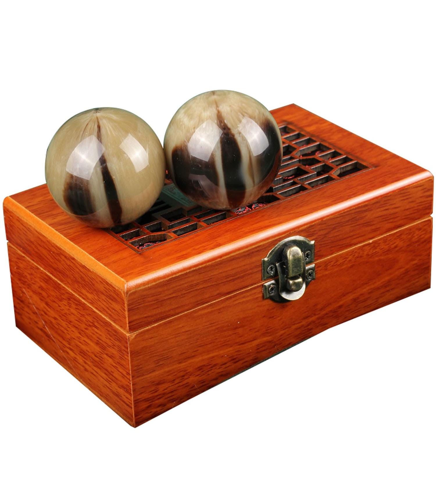 Unbit Ballstretch Magnetic Stress Ball - Baoding Solid Crystal Energy Ball (Color: A) - International Shipping Available - Buy Online on GoSupps.com