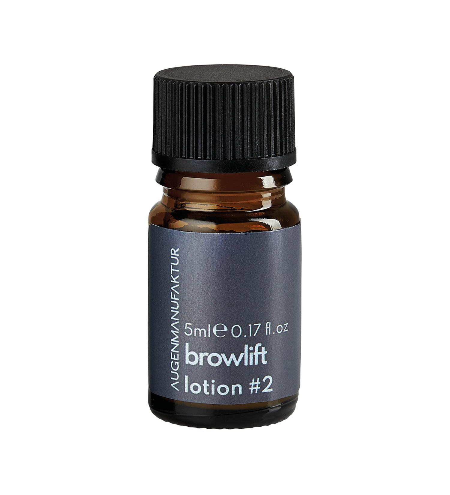 Eye Manufactory Augenmanufaktur Browlift II Setting Lotion 5 ml bottles part of the Brow Lifting Basic Kit for eyebrow shaping and naturally voluminous and lasting 3D eyebrow effect 20 applications - Buy Online on GoSupps.com