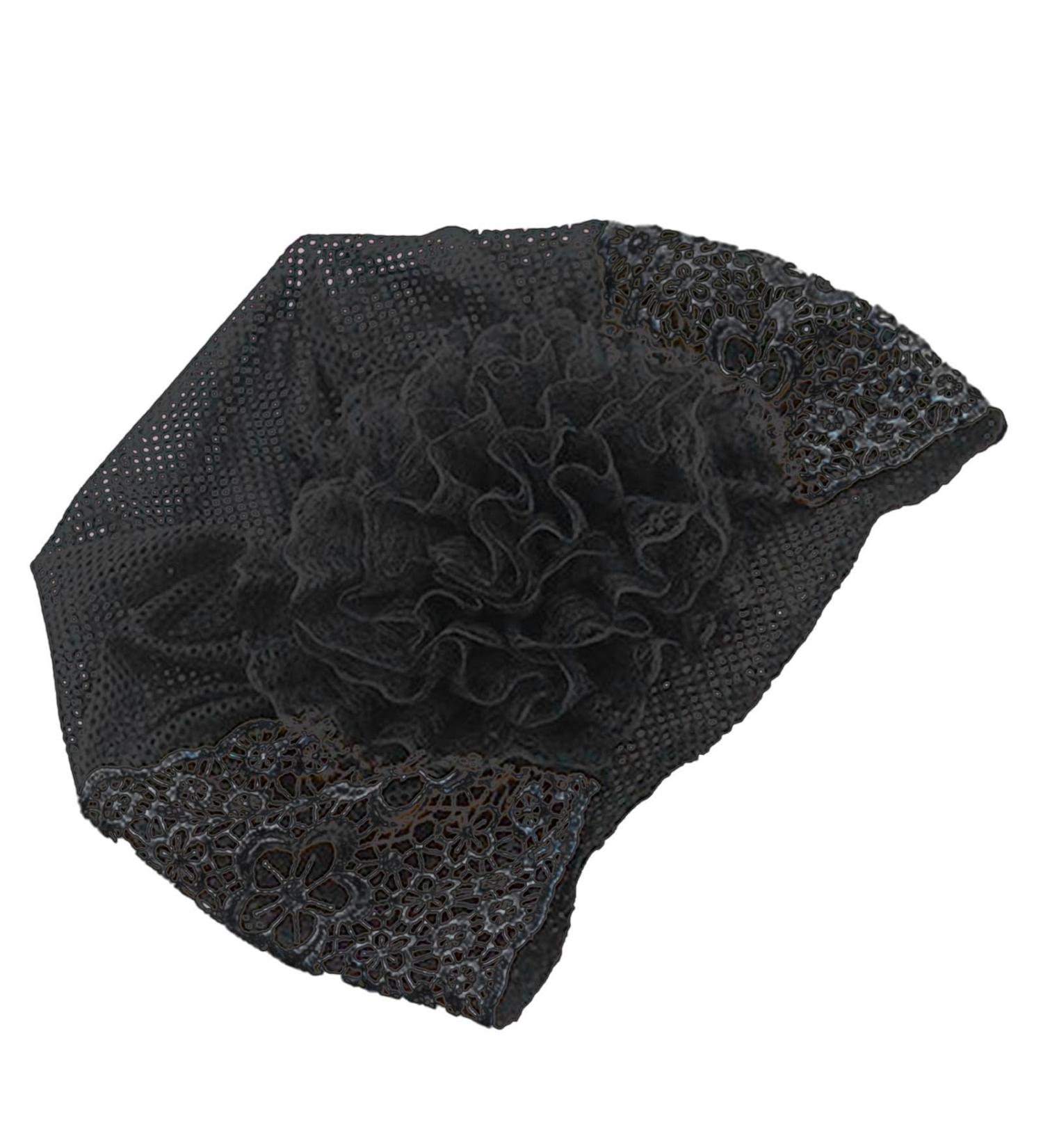 Lace Headbands Girls Stretch Headband Hair Accessories for Women Fashion Floral Headcovering for Women Black - Buy Online on GoSupps.com