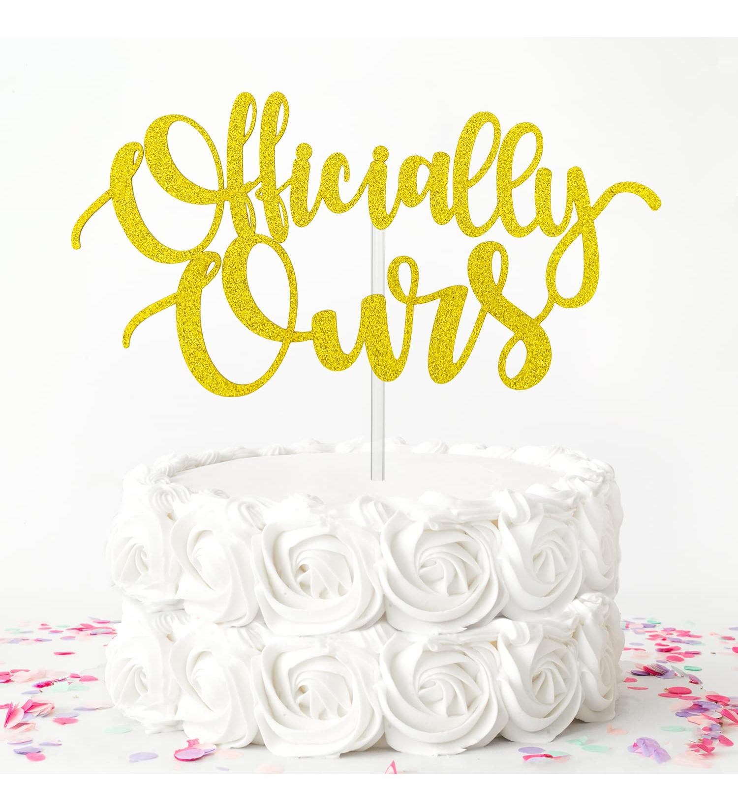 Officially Ours Cake Topper Happy Adoption Day Happy Gotcha Day Cake Topper Child Pet Adoption Party Supplies The Day I Got You Party Decoration Supplies - Buy Online on GoSupps.com