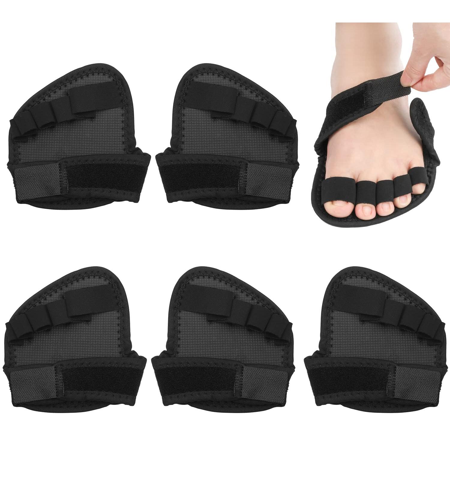 Adjustable Metatarsal Pads for Toe Support - 6pcs Ball of Foot Cushions for Hammer Toe, Claw Toes, Bunions - Men, Women - Buy Online on GoSupps.com