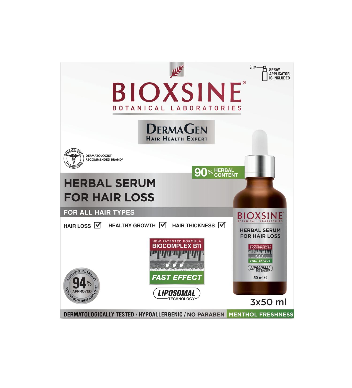 Bioxsine DermaGen Serum for hair loss 3X50 ml
