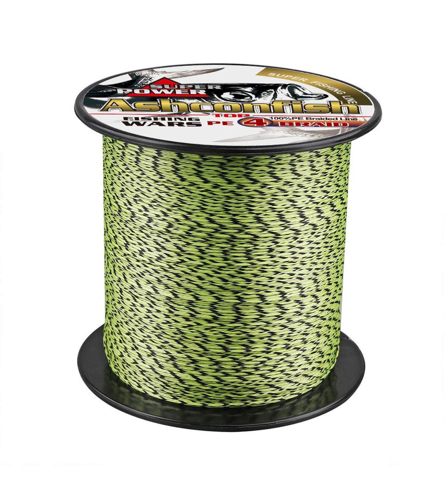 Ashconfish Braided Fishing Line 6lb Test 109Yards - PE Fishing Wire | 4 Strands Super Strong | Abrasion Resistant, Zero Stretch | Multiple Colors - Buy Online on GoSupps.com