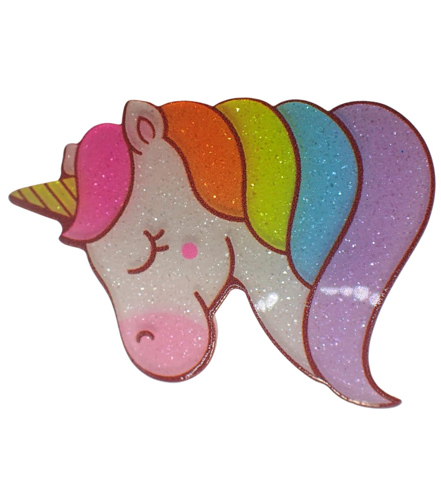Topkids Accessories Glitter Unicorn Motif Beak Clip Hair Clip Hair Clips Girls Hair Accessories Girls Hair Clips Hair Clips Toddler Pin Curl Clips Kids Hair Clips Kids Hair Accessories (Unicorn Head) - Buy Online on GoSupps.com
