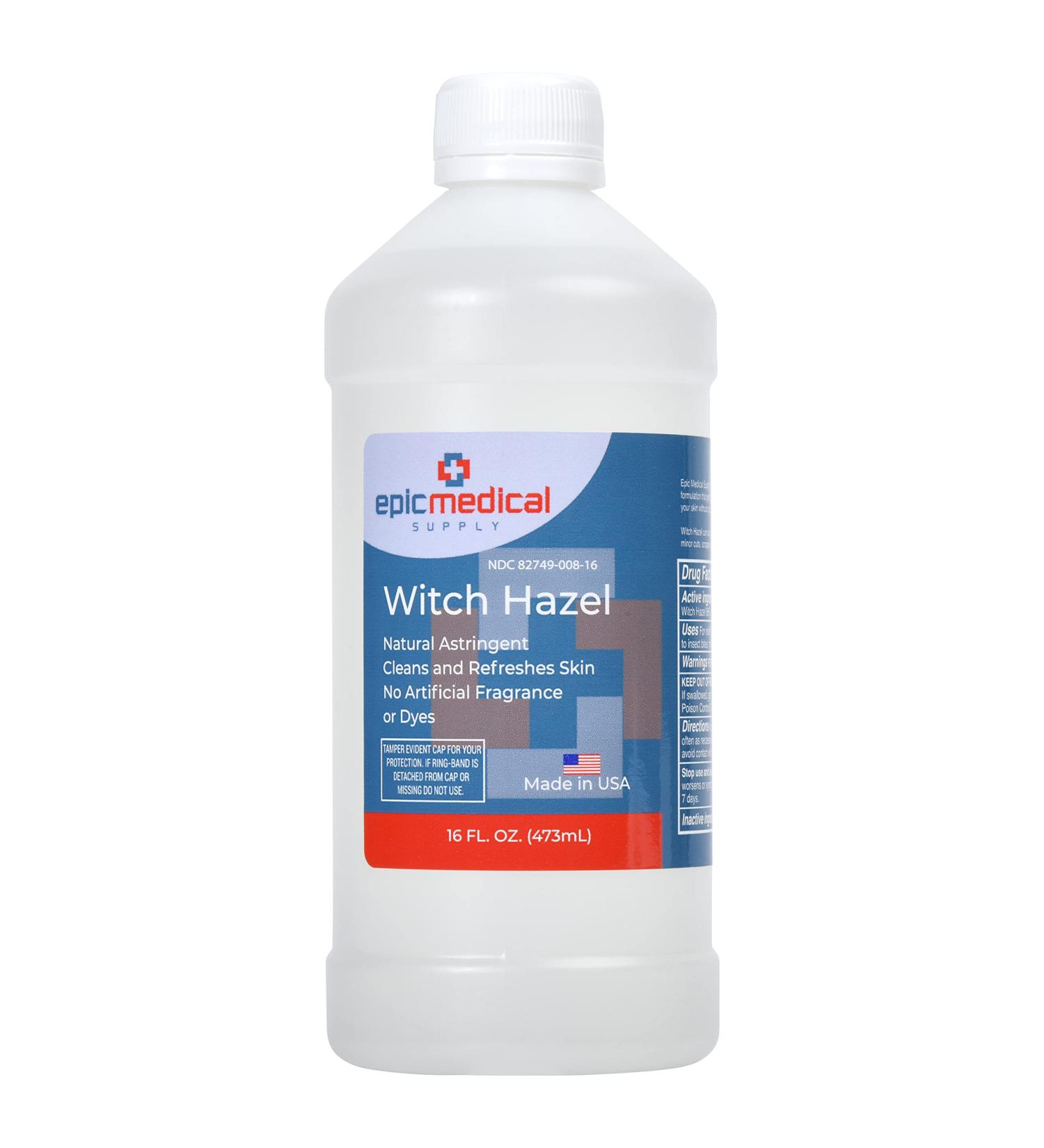 16 oz. Witch Hazel Astringent Cleanser - Natural & Fragrance-Free - Buy Online on GoSupps.com