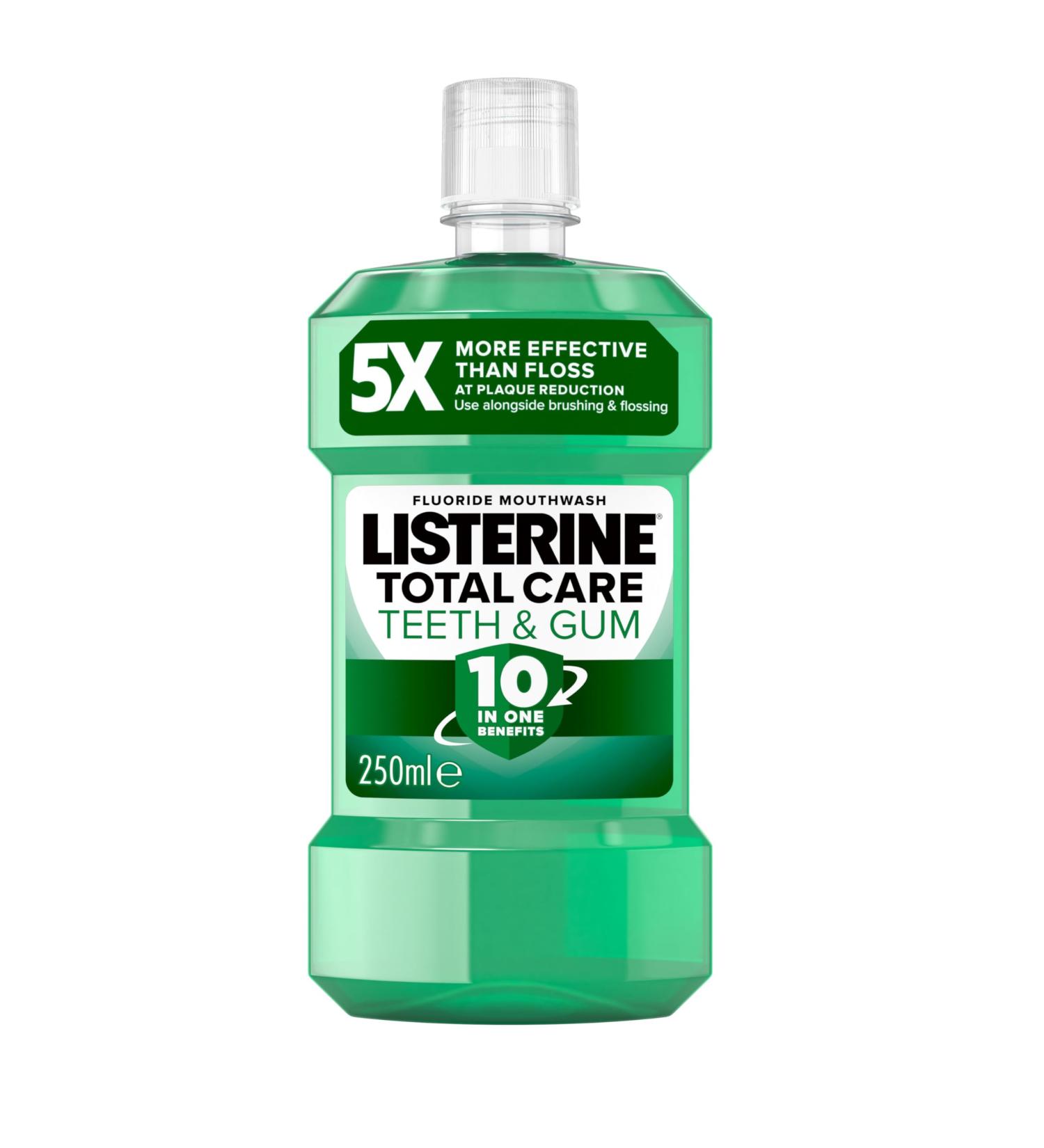 Listerine Total Care Teeth and Gum Mouthwash 250ml - Pack of 1 - Buy Online on GoSupps.com