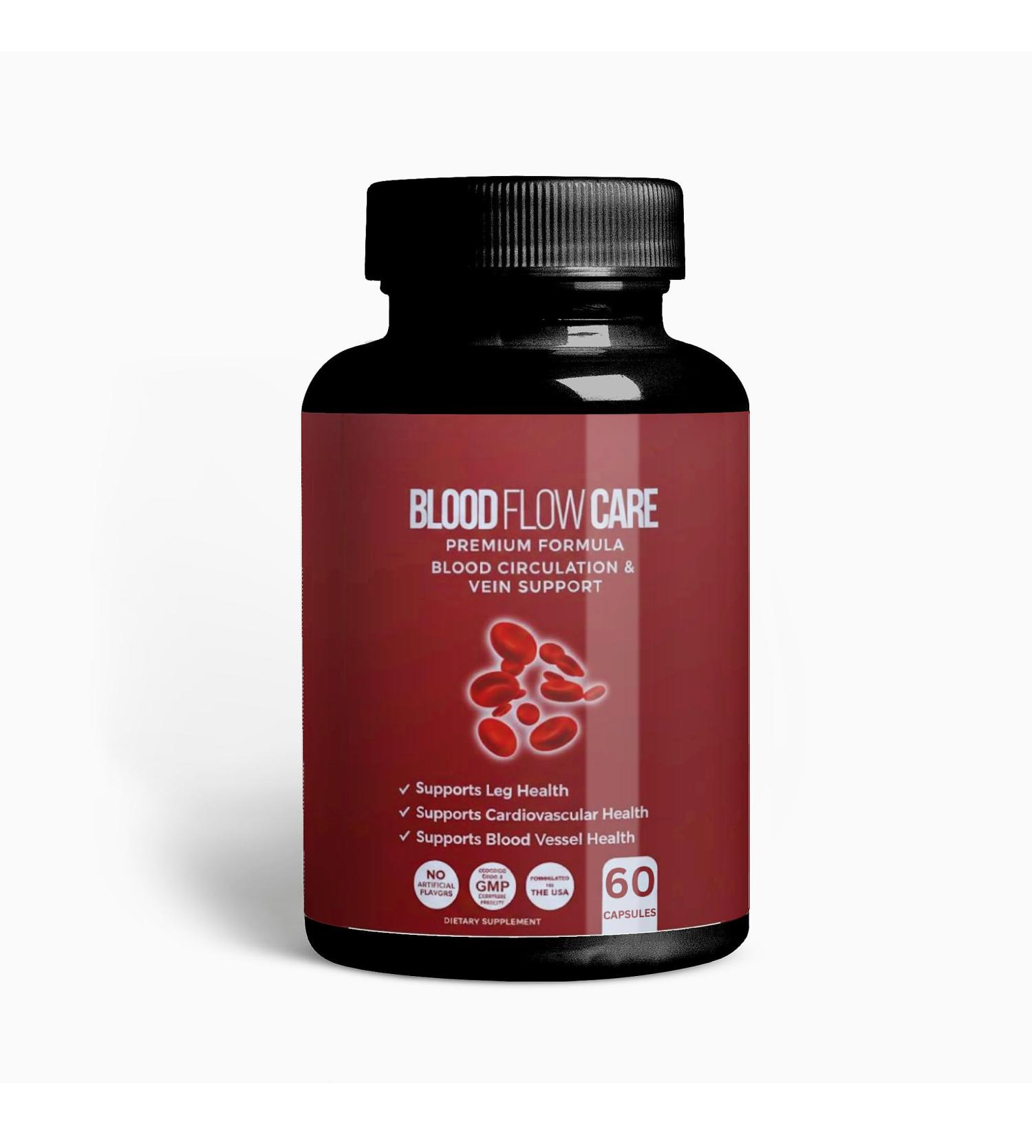 BloodCirculation Supplement 60 Capsules Supports LegVein Heart VesselsandCardiovascular Health (60 Capsules) - Buy Online on GoSupps.com