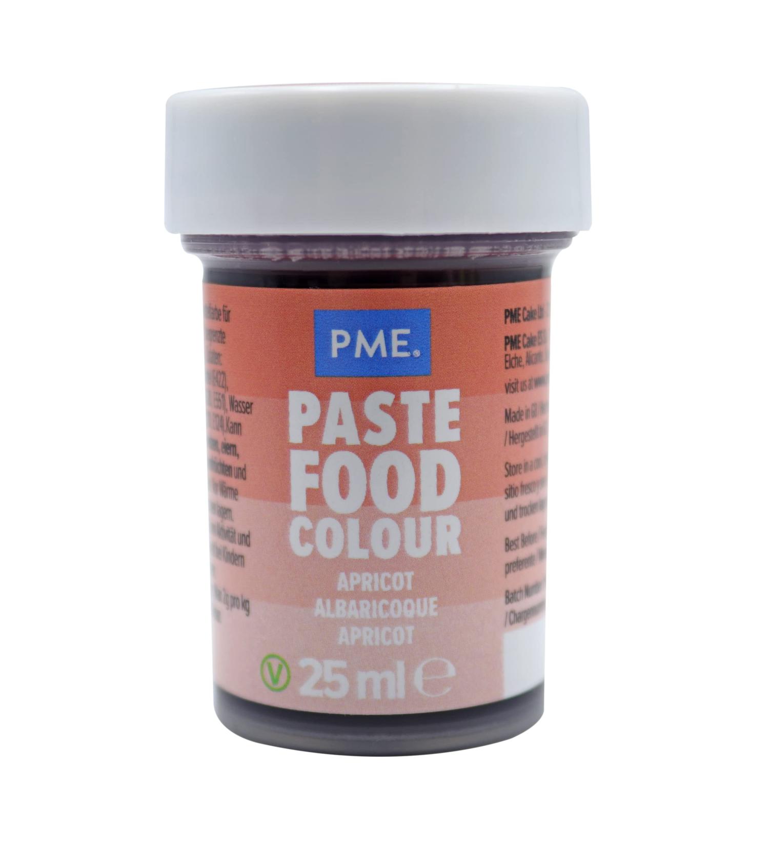 PME Paste Colour Apricot Crush 25g - Vibrant Apricot Shade (1 Pack) - Buy Online on GoSupps.com