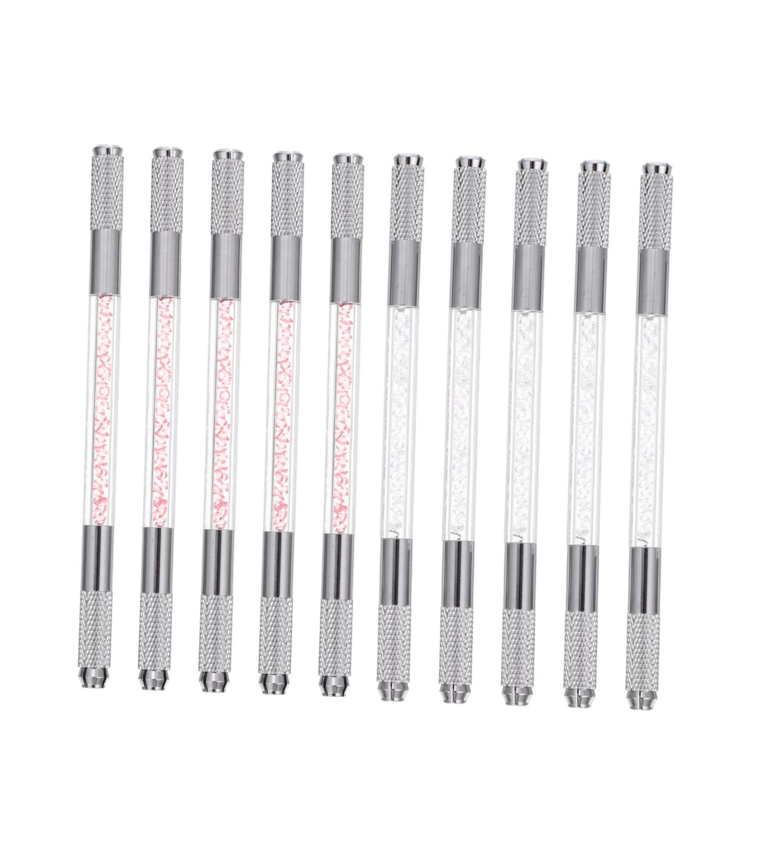OHPHCALL 10pcs Multitools Manual Mutitool Pencils Crystal Microblading Needle Looking Pen Makeup Double - Buy Online on GoSupps.com
