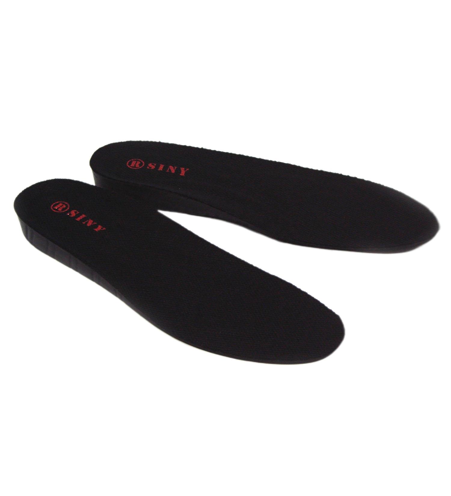 SINY Women's Full Length Orthotic Shoe Insoles - Heel Pain Relief & Flat Feet Support - 2cm Height Black Cushion - Buy Online on GoSupps.com
