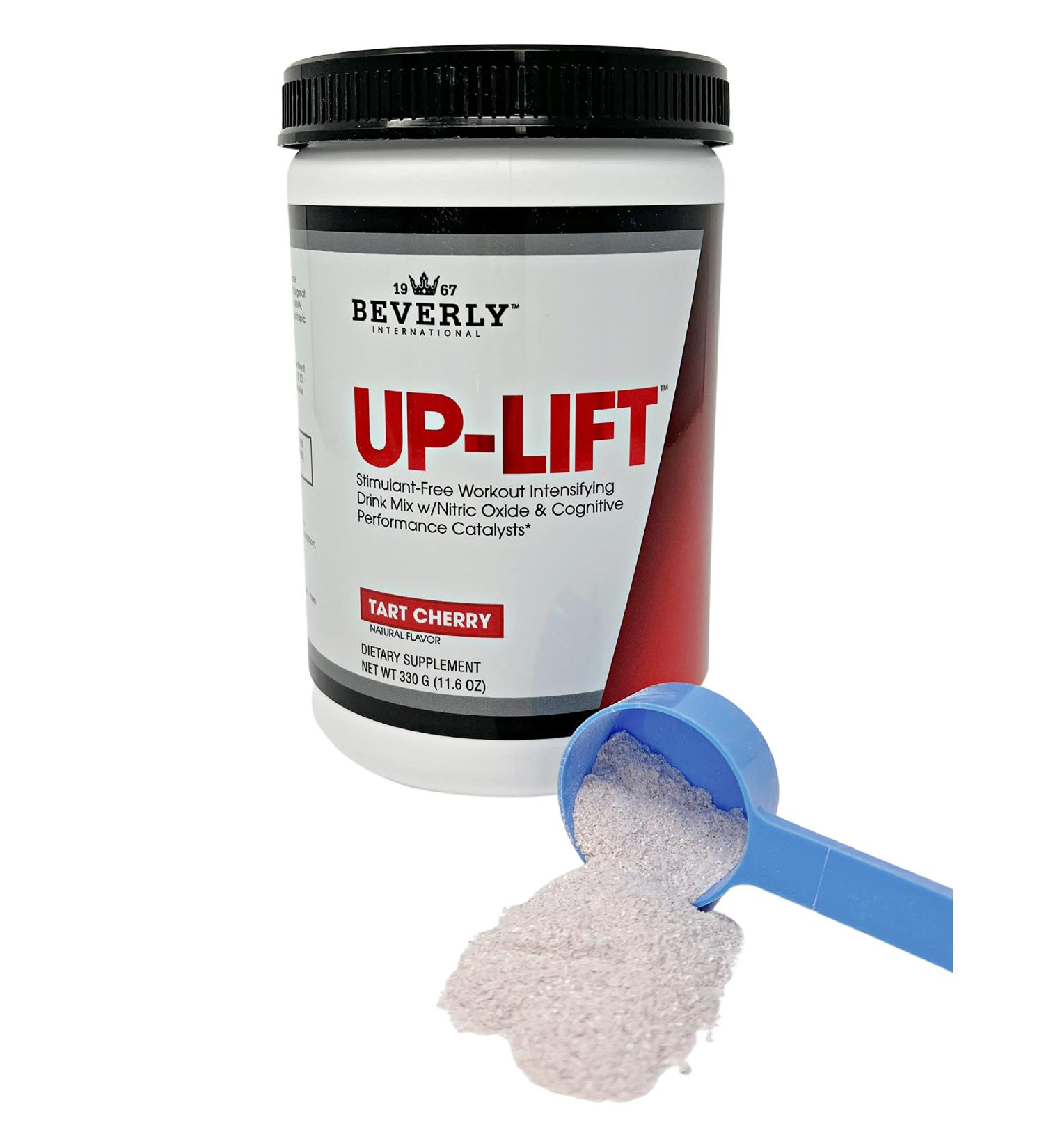 Beverly International Up-Lift Stimulant Free 330 Grams. Workout Energy Drink Mix w/Nitric Oxide & Cognitive Performance Catalysts. UP Your Gaming. Beta Alanine L-Citrulline L-Tyrosine. - Buy Online on GoSupps.com