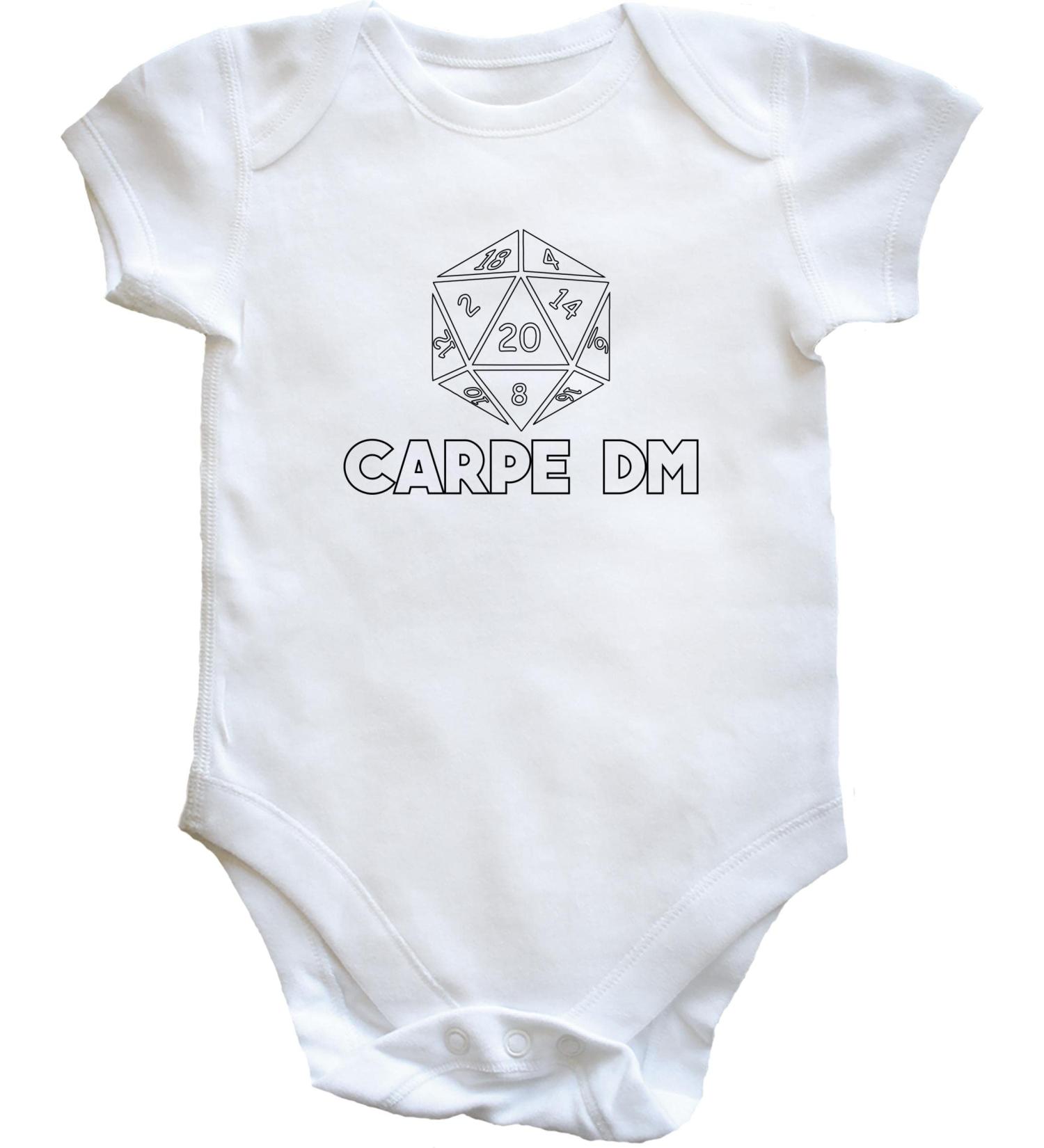 Hippowarehouse Carpe DM baby vest bodysuit (short sleeve) boys girls