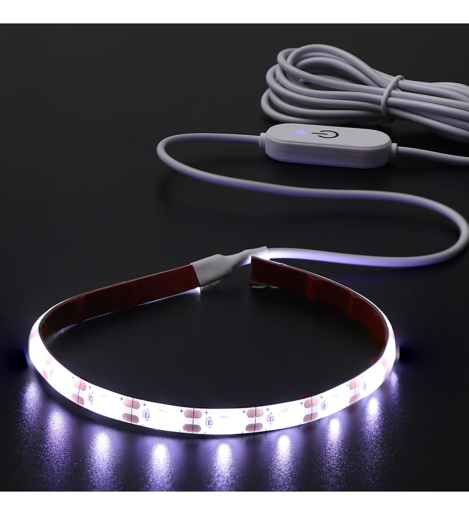 Mobestech 2M Sewing Machine LED Strip Light | Cold White 6500K | Self-Adhesive, USB Powered - Buy Online on GoSupps.com