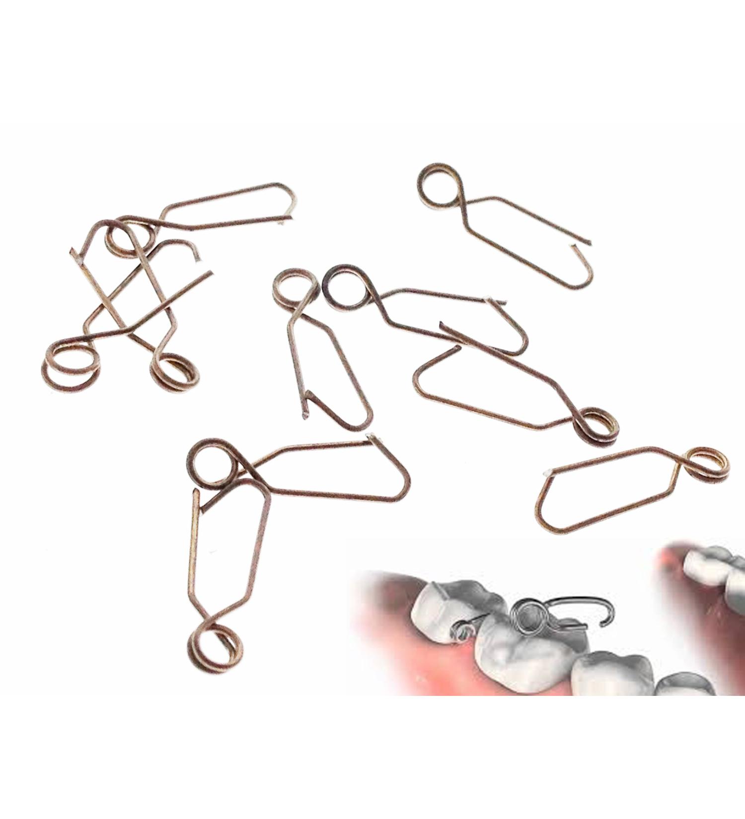 Lot of 30 Pcs  New Stainless Steel Separator (Brown Color) Dental Orthodontic Dentis Orthodontist