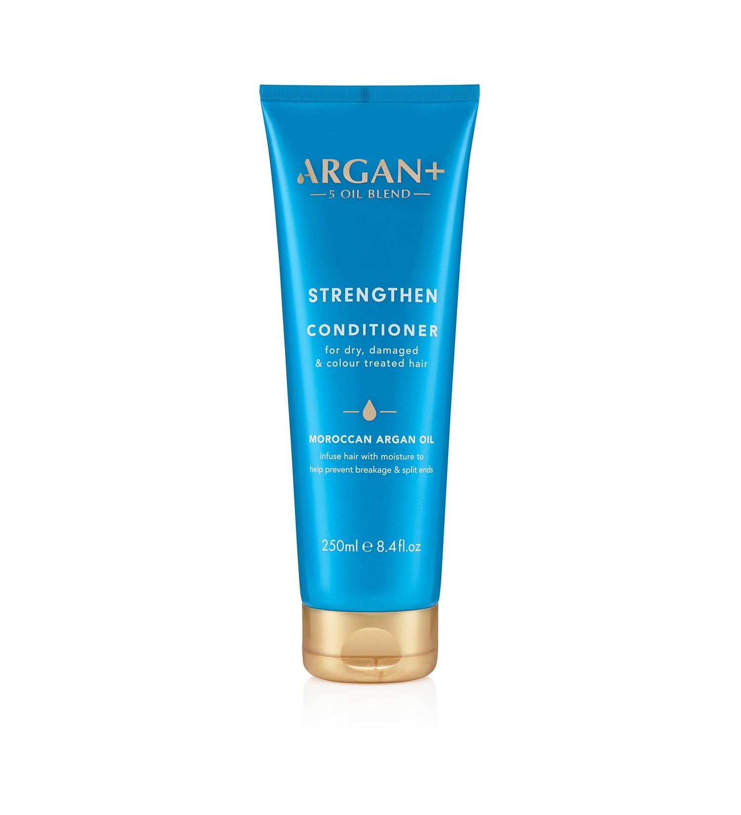 Argan + Strengthen Conditioner 250ml - Nourishing Hair Care for Stronger Healthier Hair | International Shipping Available - Buy Online on GoSupps.com