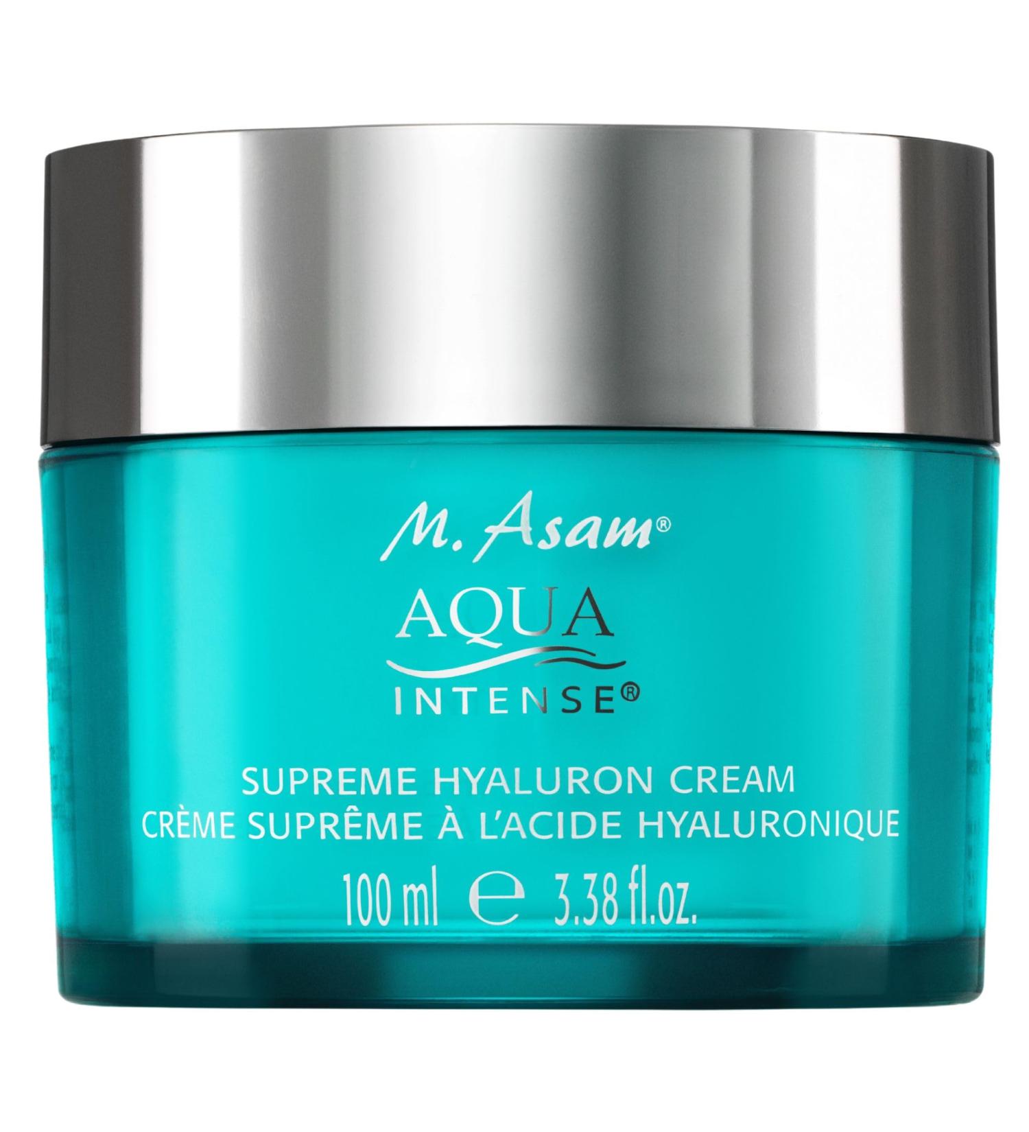 M. Asam Aqua Intense Supreme Hyaluron Cream 100ml | Vegan Moisture Cream for Sensitive & Dry Skin | Fragrance-Free Face Care - Buy Online on GoSupps.com