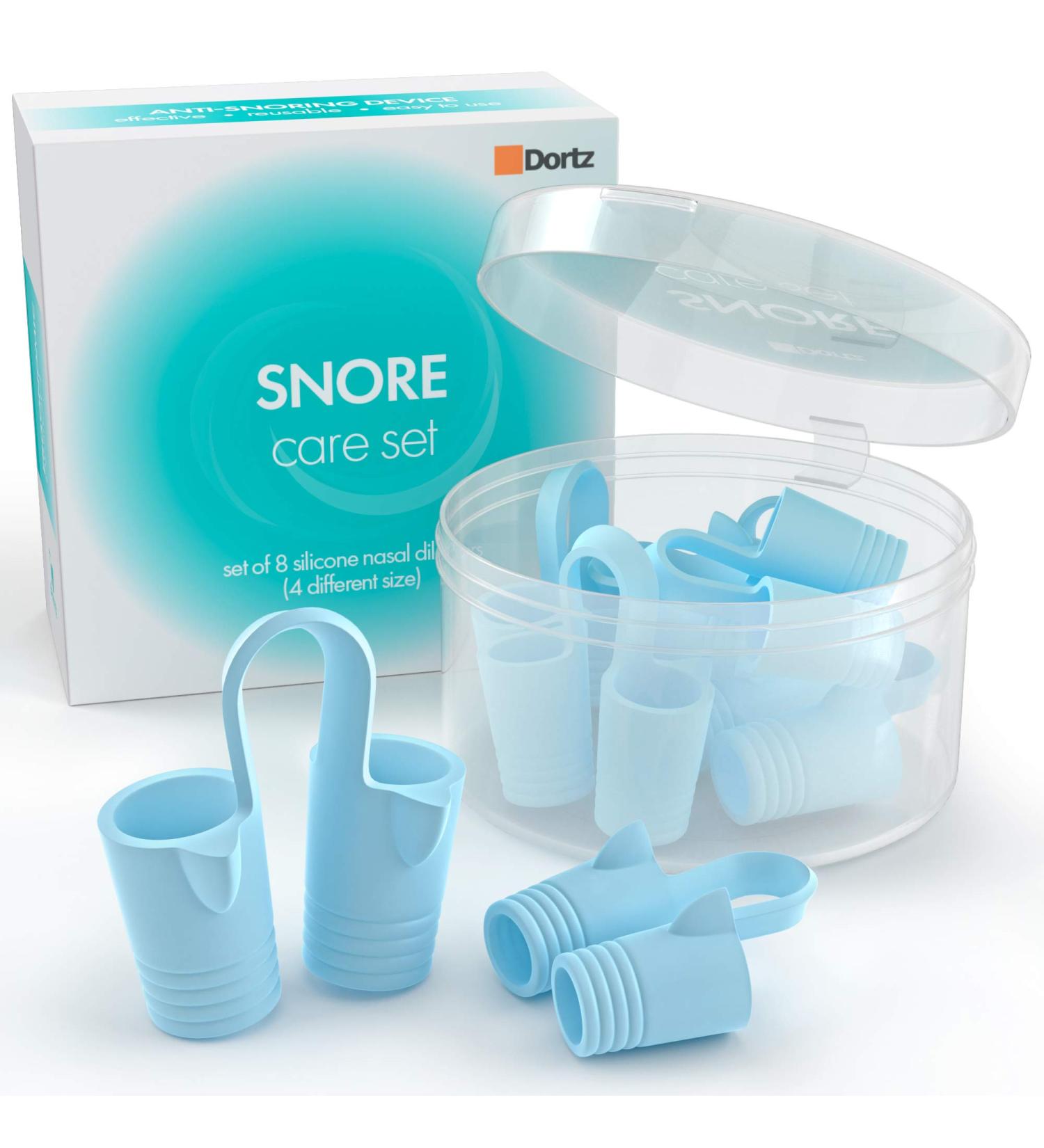 Set of Nose Vents - Effective Anti-Snoring Nasal Dilators & Snore Stopper for Better Sleep - Alleviate Nasal Congestion - Buy Online on GoSupps.com