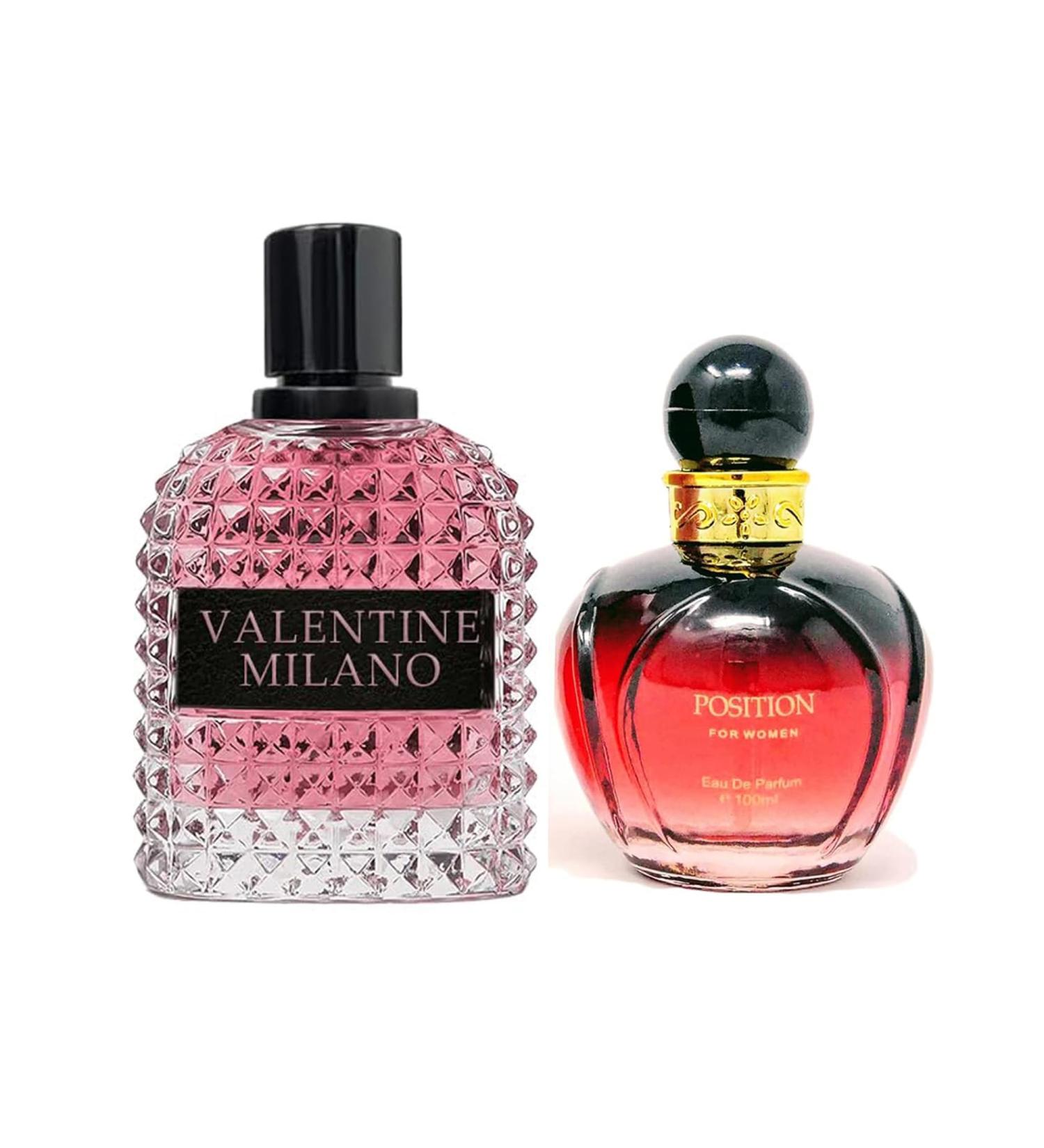 Women's Perfume Combo Set Milano Women&Position Floral Fruity Fragrance Eau De Parfum Elegant 100ml Bottle Natural Spray Each for Daily Used Milano&Position - Buy Online on GoSupps.com