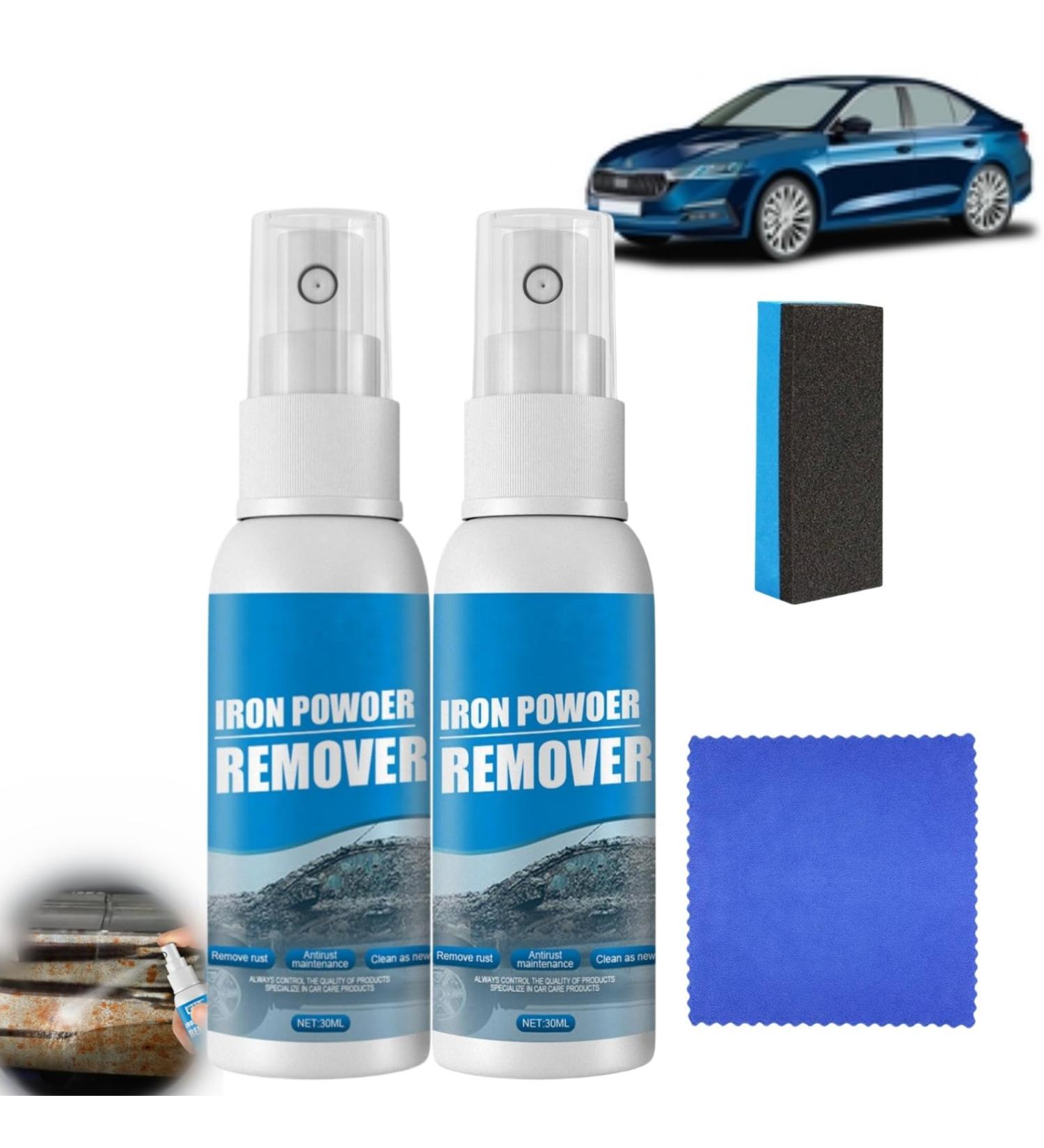 Cohbskj Multifunctional Rust Removal Spray Car Rust Removal Spray Iron Powder Remover For Car Car Maintenance Powder Spray Rust Remover Iron Cleaning (2PCS-30ml) - Buy Online on GoSupps.com