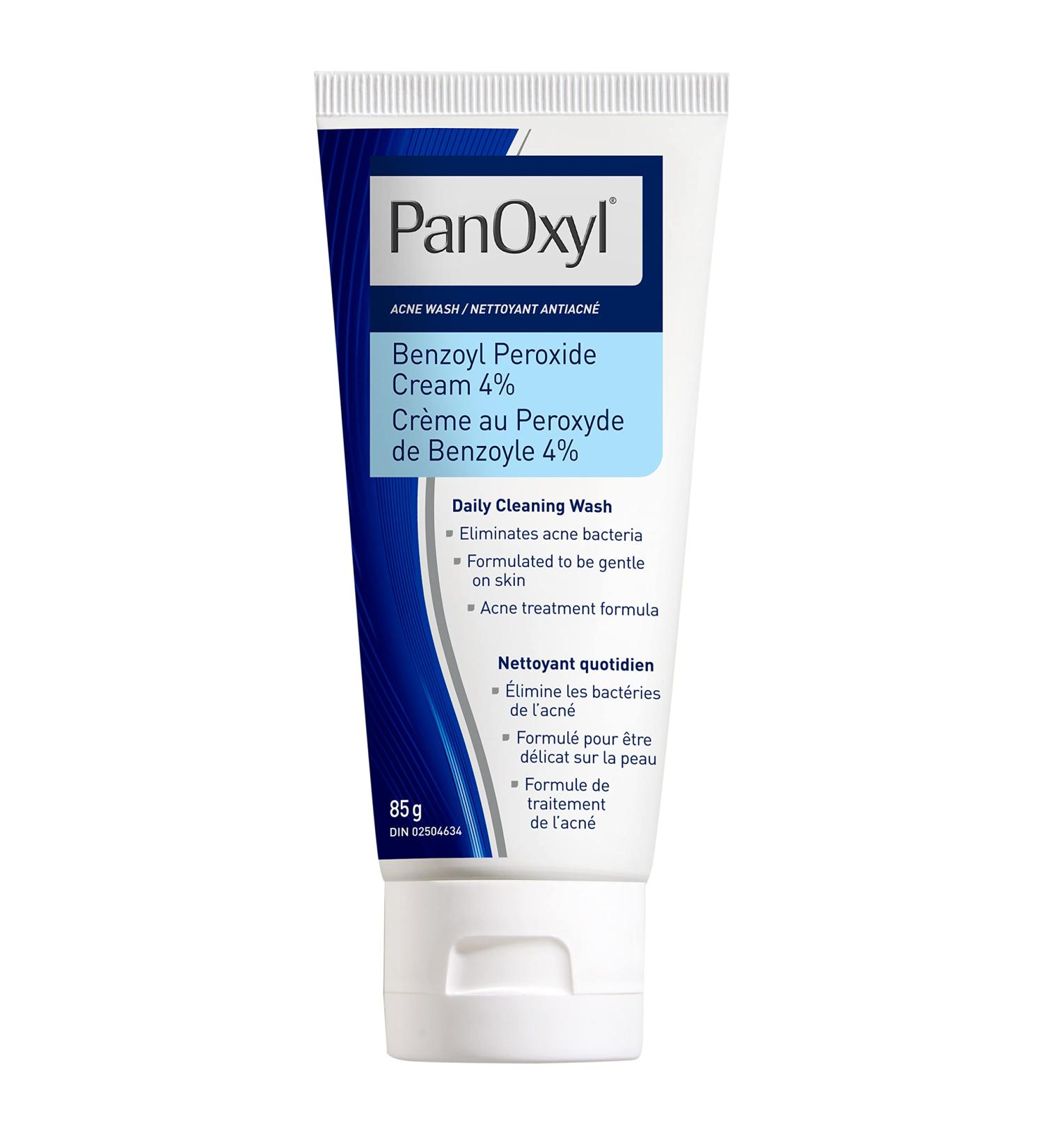 PanOxyl Creamy Acne Wash - 4% Benzoyl Peroxide - Buy Online on GoSupps.com