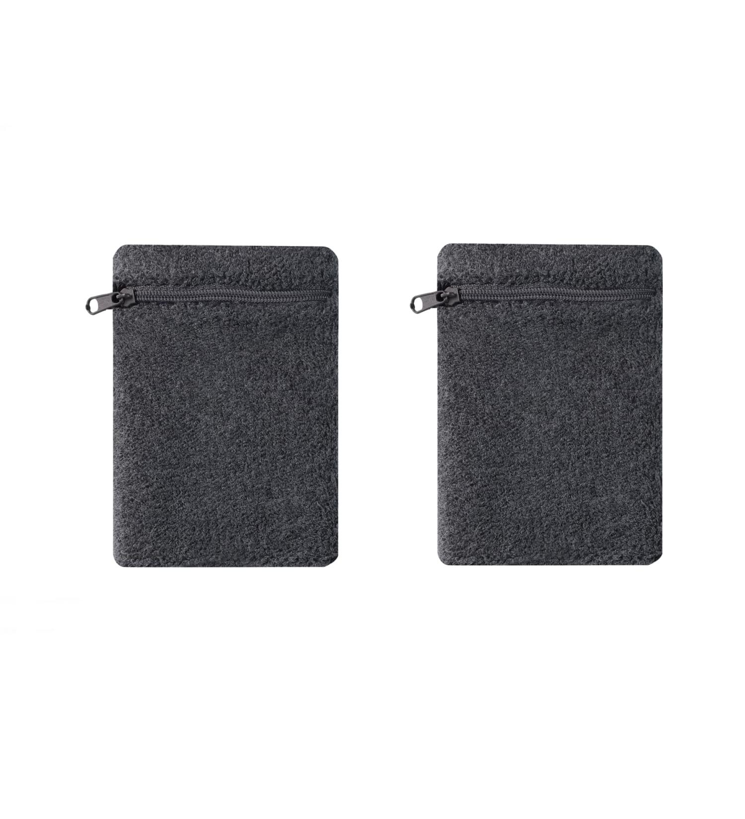 Mand Joint Bag 2er Set - Versatile Welding Tape & Wrist Bands with Zip Pocket for Running Jogging Walking Biking & Yoga - Dark Gray - Buy Online on GoSupps.com