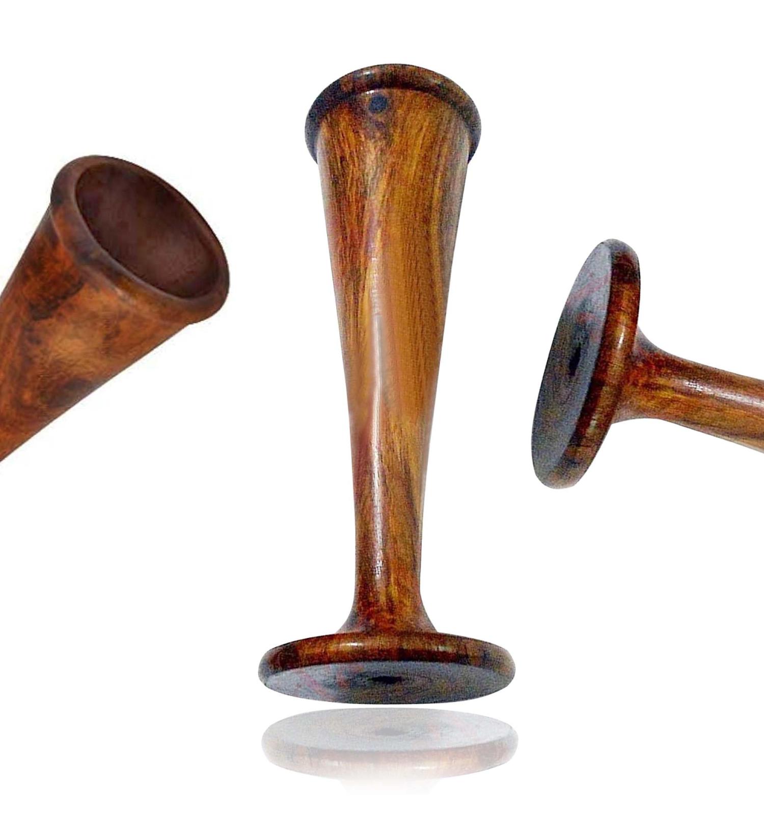 Wooden Pinard Stethoscope Beech Wood For Midwives Ear Trumpet (Dark)