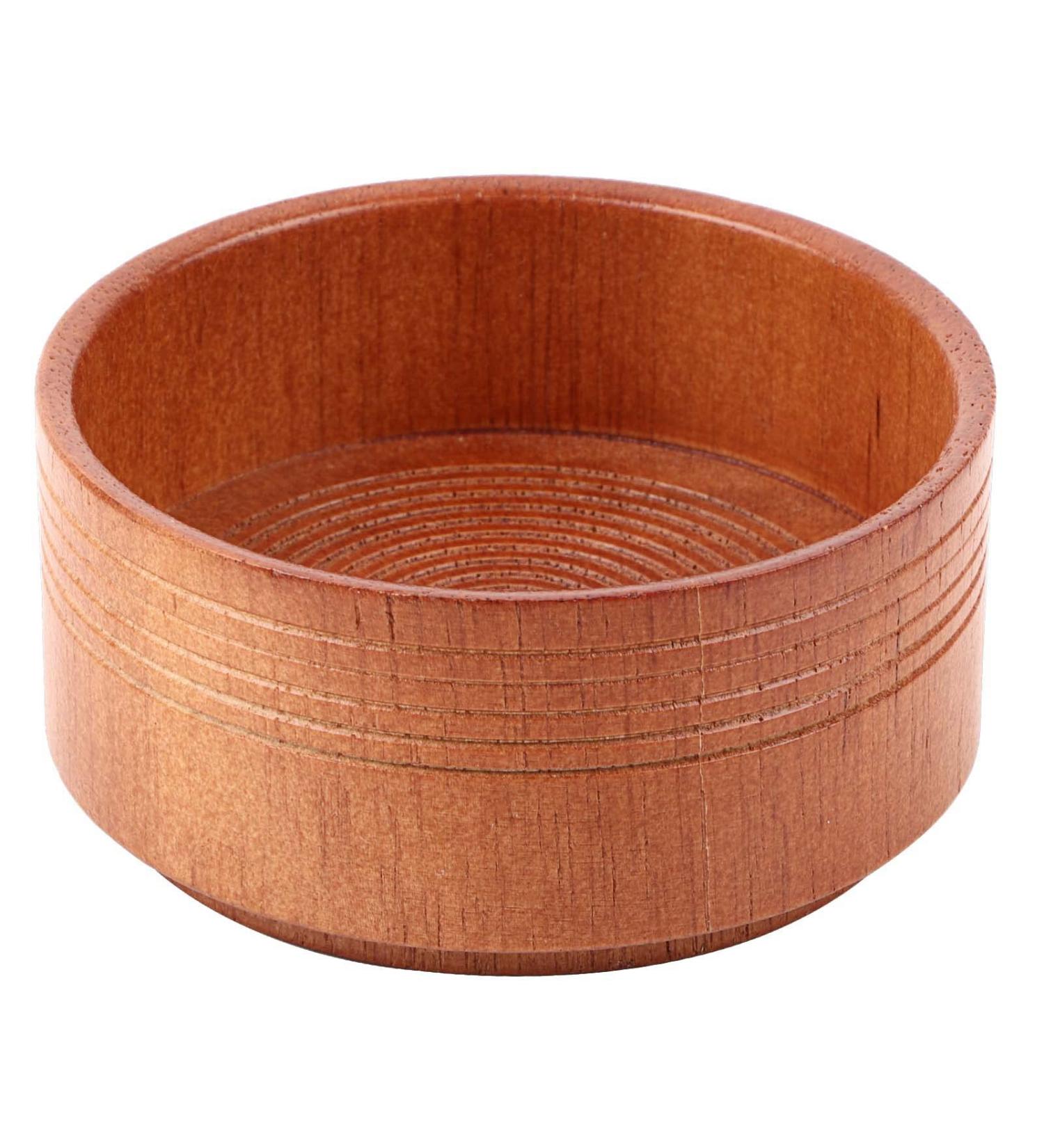 Premium Wooden Shaving Bowl Round Soap Bowl for Men s Razors | International Shipping - Buy Online on GoSupps.com