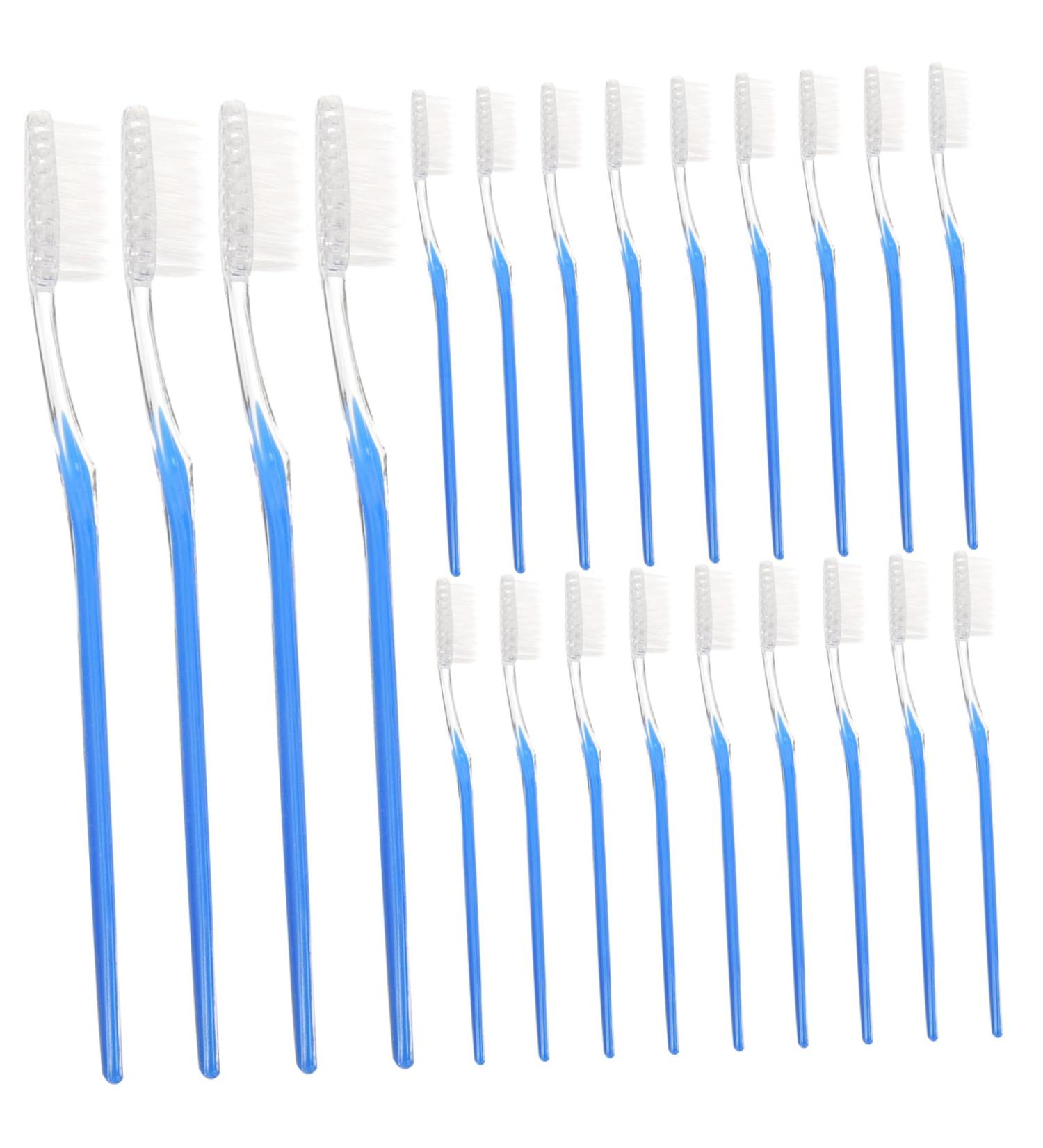 Kichouse 50-Piece Disposable Toothbrush Set - Soft Bristle Travel & Camping Toothbrushes with Toothpaste - Portable Manual Daily Use - Buy Online on GoSupps.com