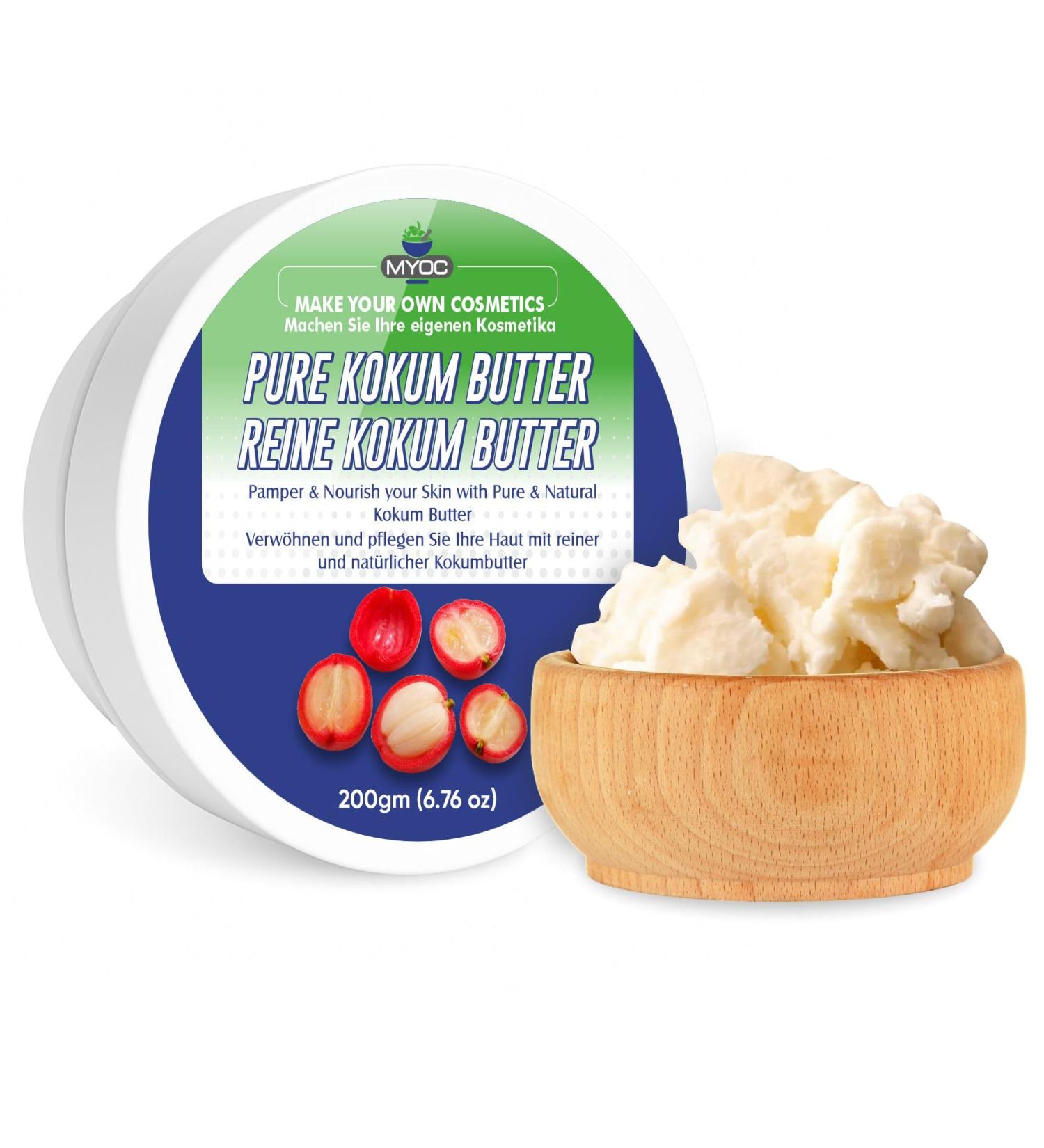 Beurre de cacao Qualit cosm tique beurre dur base de plantes pour lotions barres cr mes et produits de soin de la peau DIY Stable non gras sans additifs 200 g - Buy Online on GoSupps.com