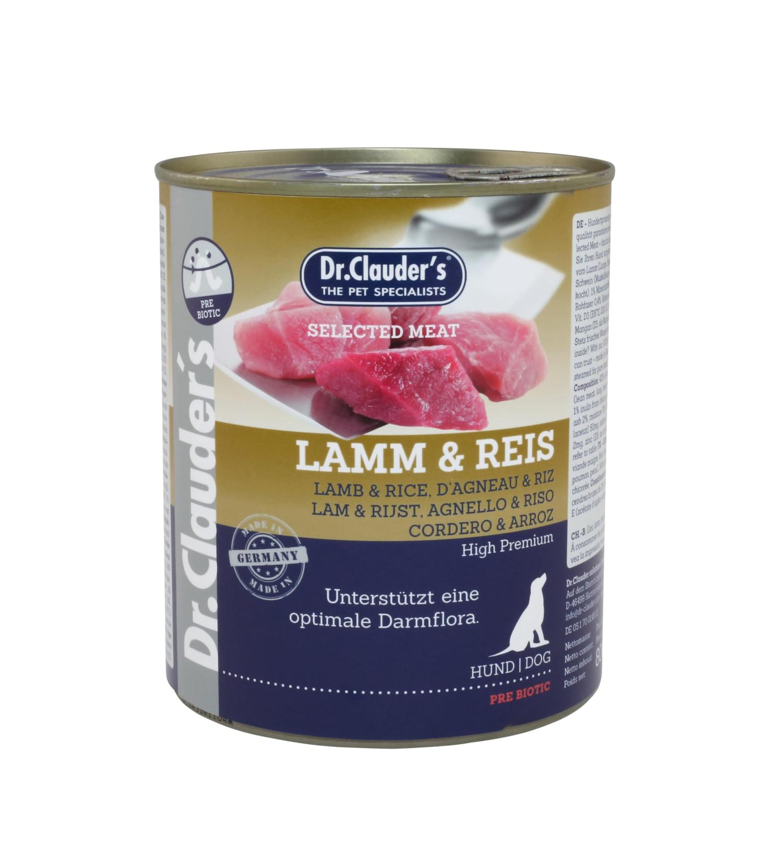 Dr. Clauder's Premium Dog Food Prebiotic Variety 6 x 800g 6 x 800g 6 x 800g