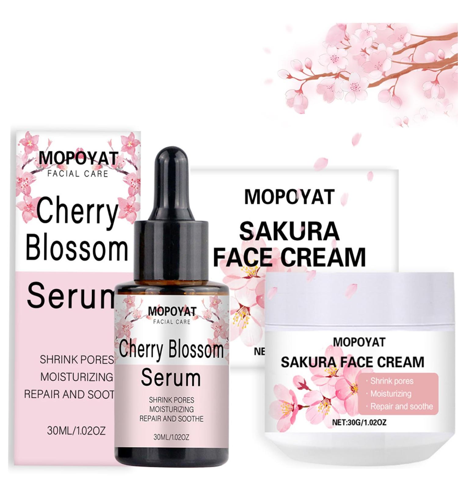 Natural Skin Care Sets & Kits Sakura Skin Care For Teenage Girls Facial Kit Skincare Set Pamper Sets For Women Gifts Cherry Blossom Skincare Gift Set with Cream Serum - Buy Online on GoSupps.com