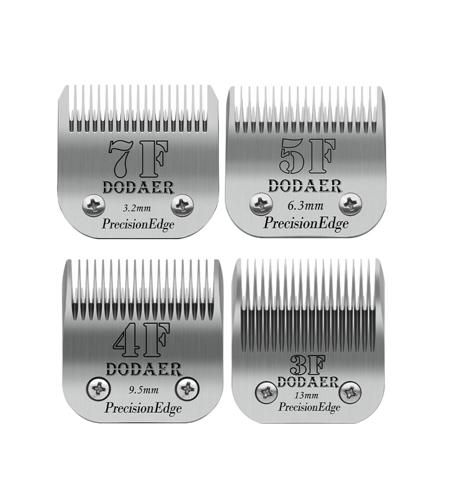 Premium 7F/5F/4F/3F Ceramic Blades for Dog Hair Clippers - Compatible with Moser Heiniger Andis and Wahl A5 Series - Adjustable Cutting Length 1/8 to 1/2 - International Shipping Available - Buy Online on GoSupps.com