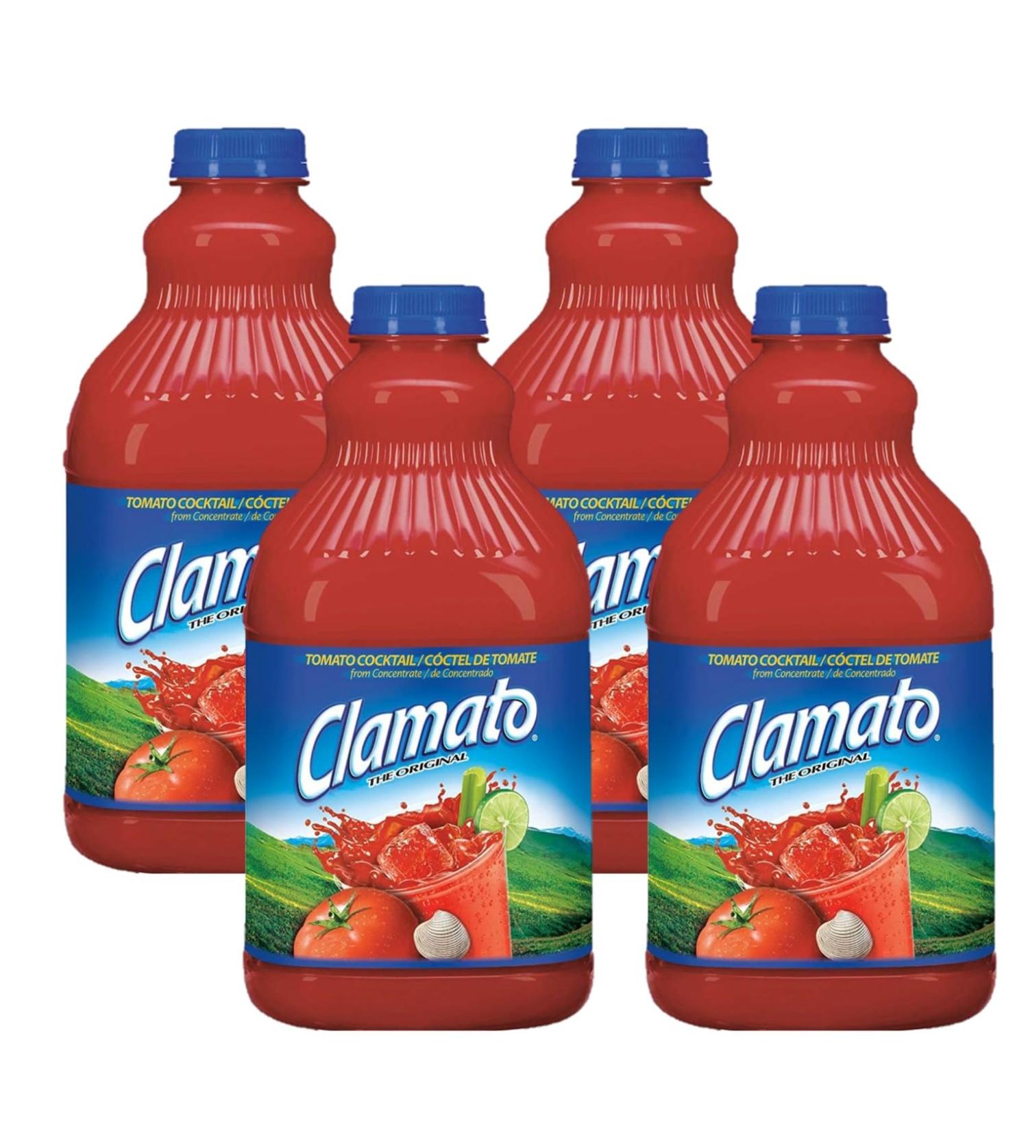 Clamato - Cocktail de tomate concentr 4 uds x 946 ml - Pack Promoo - Buy Online on GoSupps.com