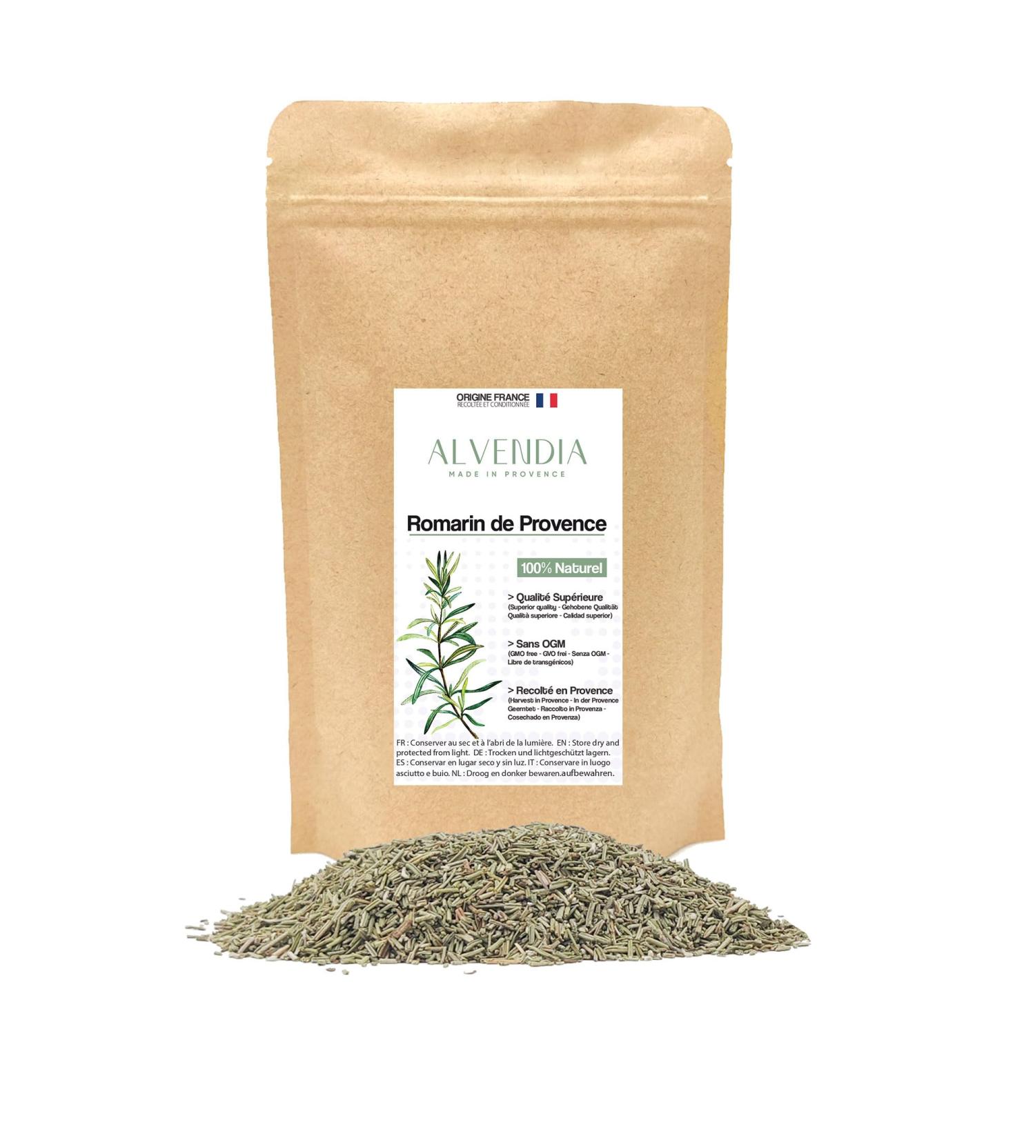 ALVENDIA - V ritable Romarin de Provence - Cultiv et R colt dans le Sud de la France - Paquet de 200 Grammes - R colte 2024 - Buy Online on GoSupps.com