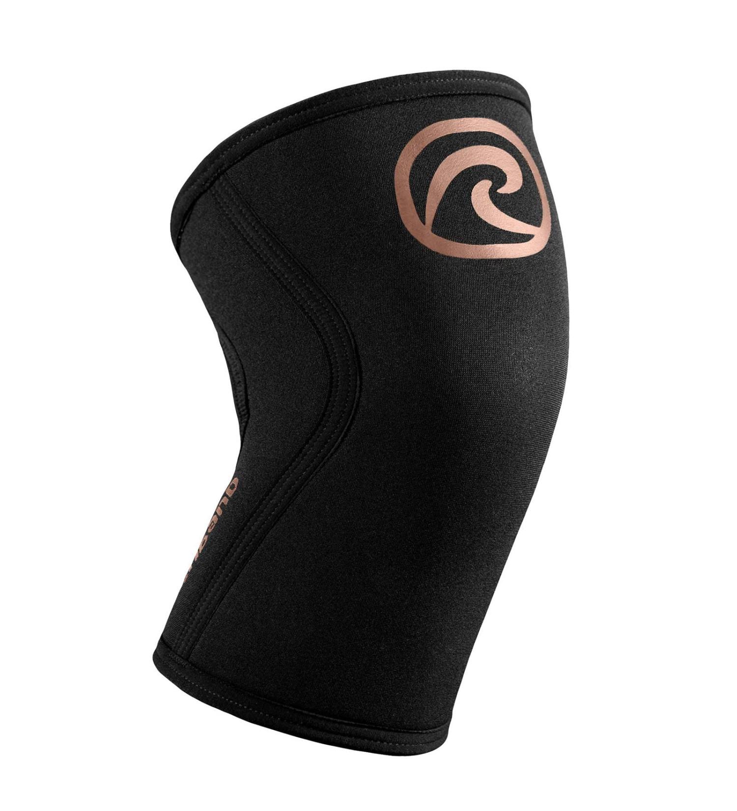 Rehband Knee Support Sleeve for CrossFit & Heavy Training - 5mm Neoprene Unisex S Copper/Black Multiple Colors & Sizes - Buy Online on GoSupps.com
