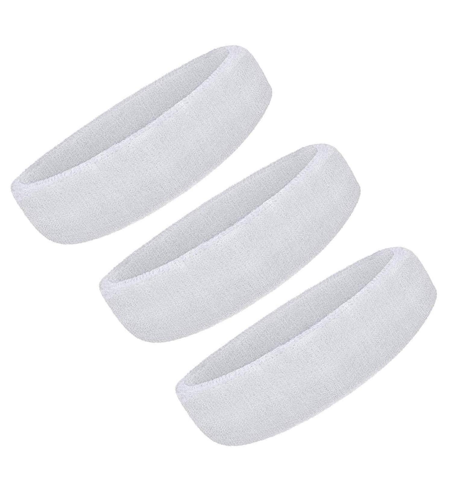 Buy Liujzzj 3 Pack Sports Headbands - Elastic Non-Slip Moisture-Wicking Athletic Cotton Hair Bands for Men & Women - Perfect for Sports & Workouts - Buy Online on GoSupps.com