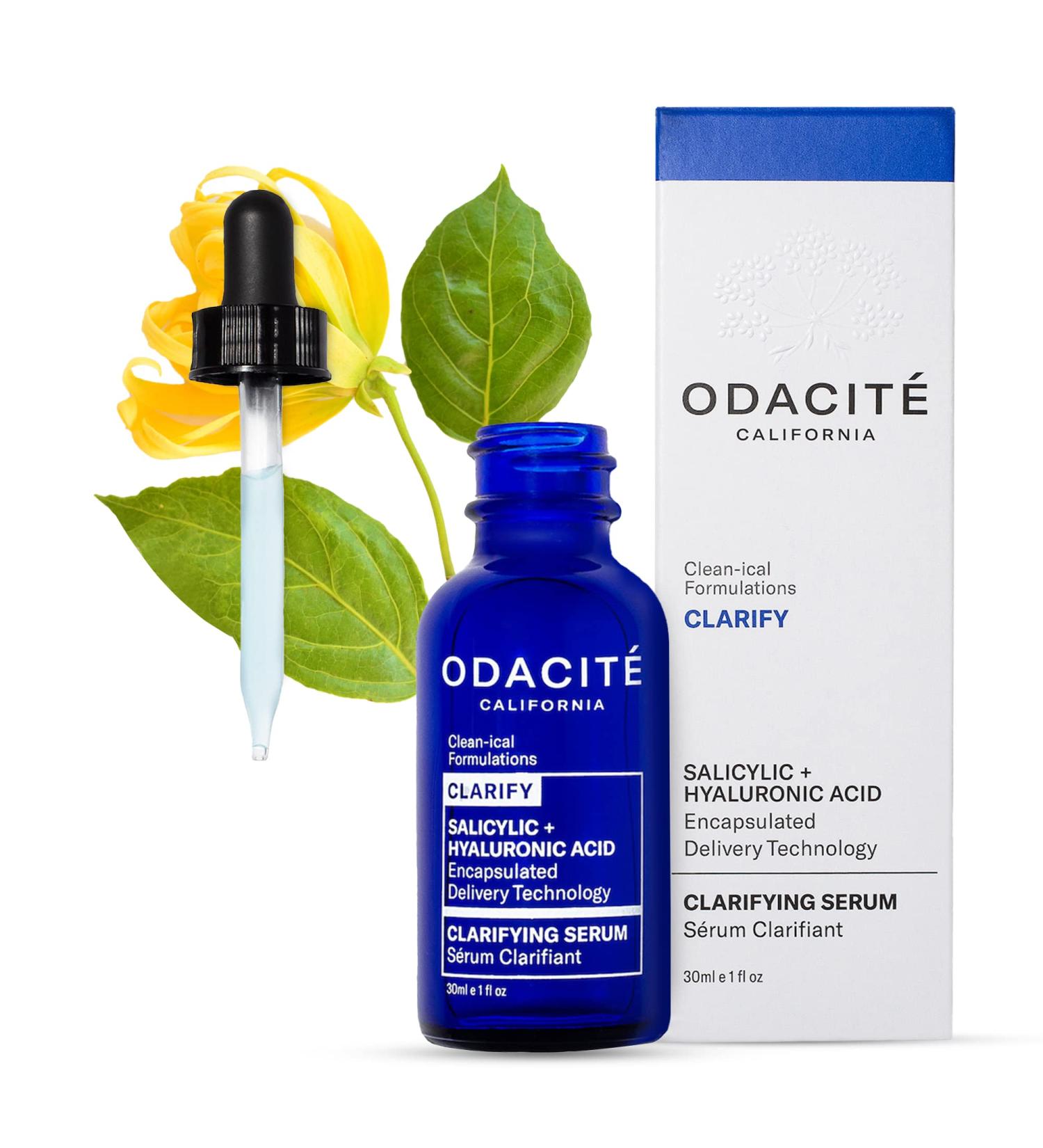 Odacite Clarifying Salicylic & Hyaluronic Acid Serum for Acne - Reduce Blemishes & Clogged Pores - 1 Fl Oz | International Shipping Available - Buy Online on GoSupps.com