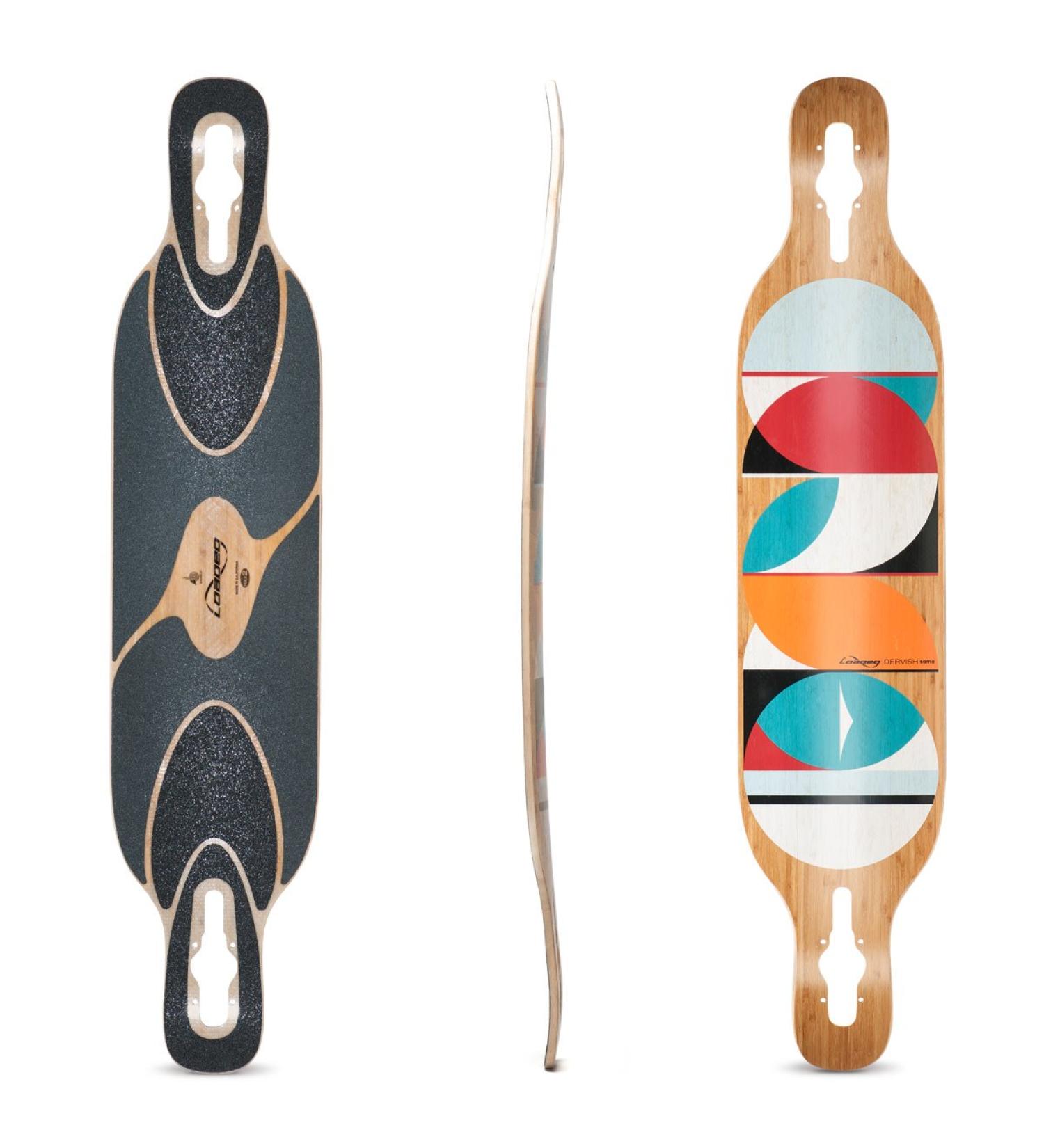 Loaded Dervish Sama Bamboo Longboard Deck Flex 1 - Ideal for Riders 170-270+ lbs / 75-122+ kg - Buy Online on GoSupps.com