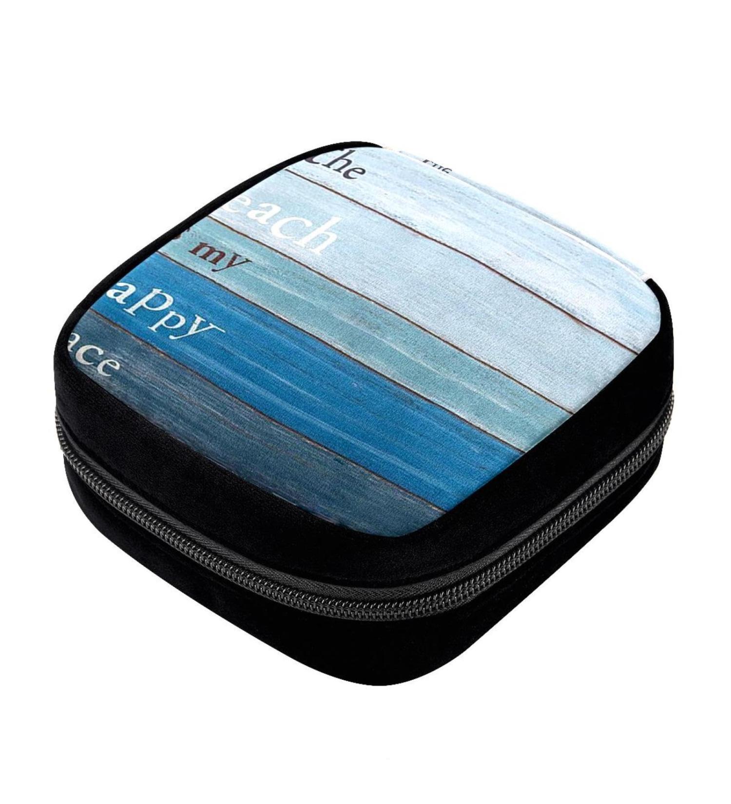 GIAPB Period Bag - Sanitary Napkin Storage and Makeup Pouch in Beach Color4153 - Buy Online on GoSupps.com