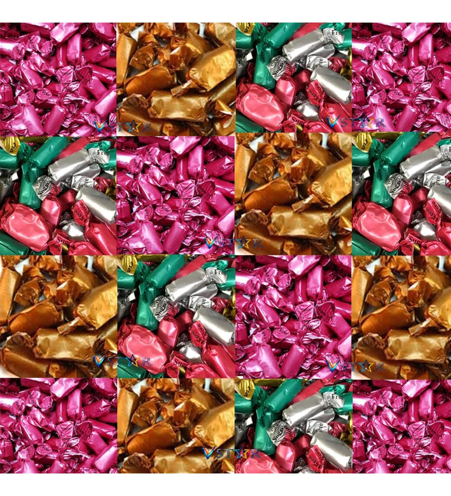 Sugar Free Chews & Toffees Assortments - Random Mixed Sugar Free Assorted Toffees (500g)