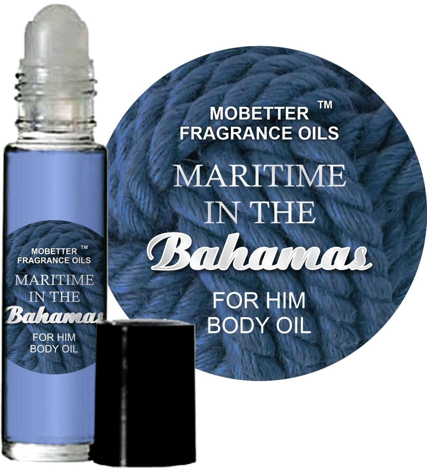 MOBETTER FRAGRANCE OILS Maritime In The Bahamas Men Cologne Body Oil 1/3 oz roll on